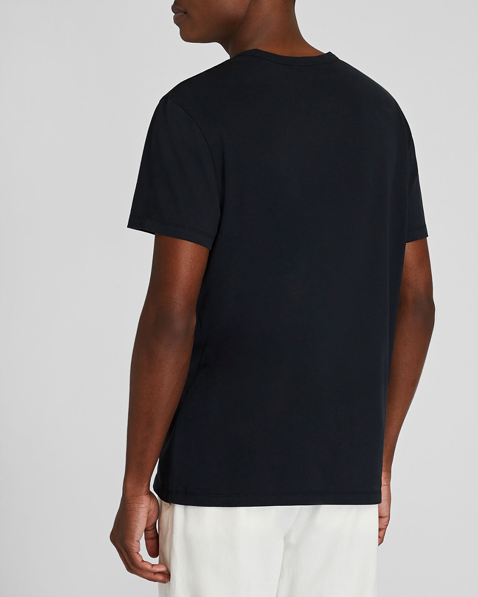 CLUB MONACO - T-shirt en coton pima brossé - Noir