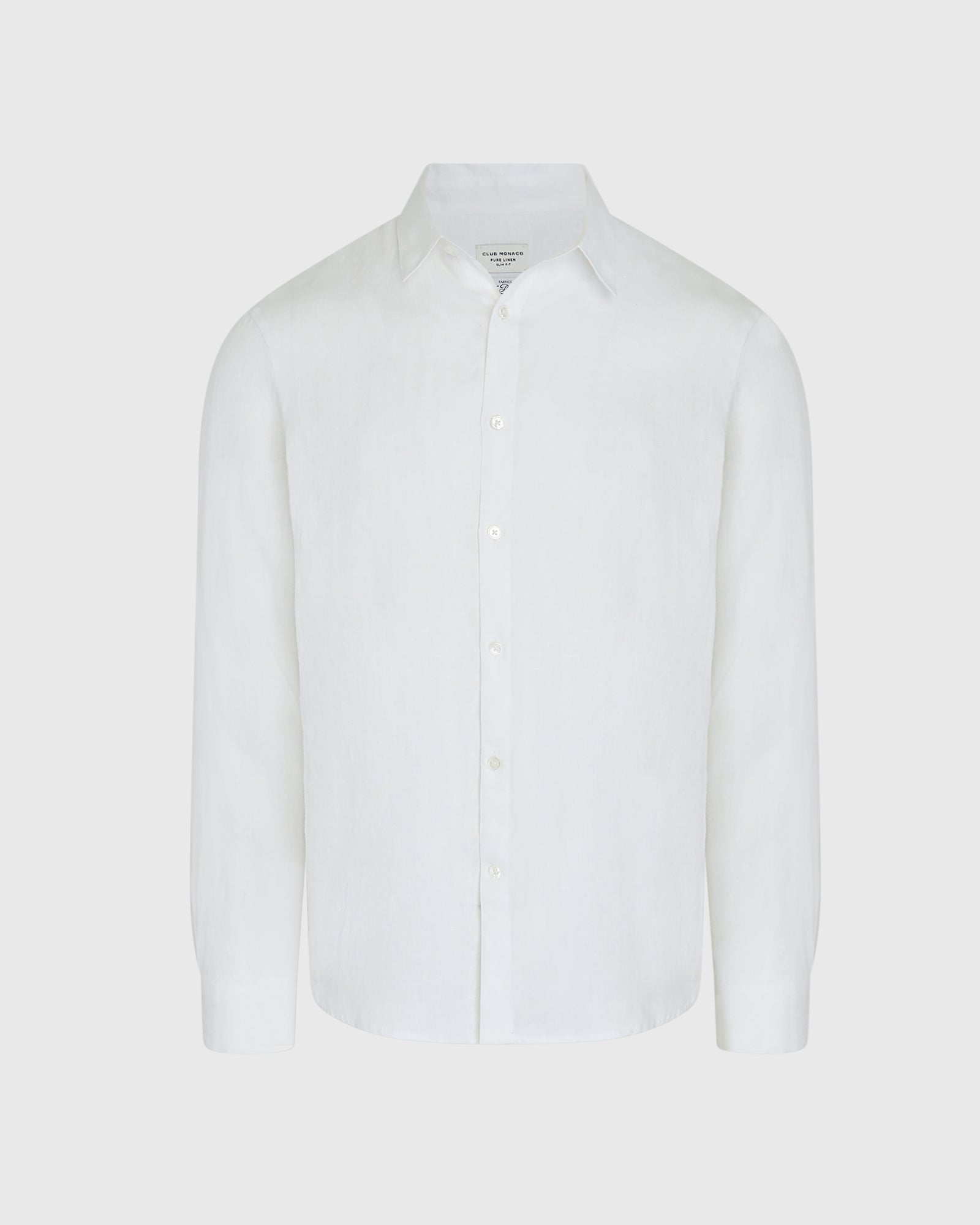 CLUB MONACO - Carlo Bassetti Italian Linen Shirt - White