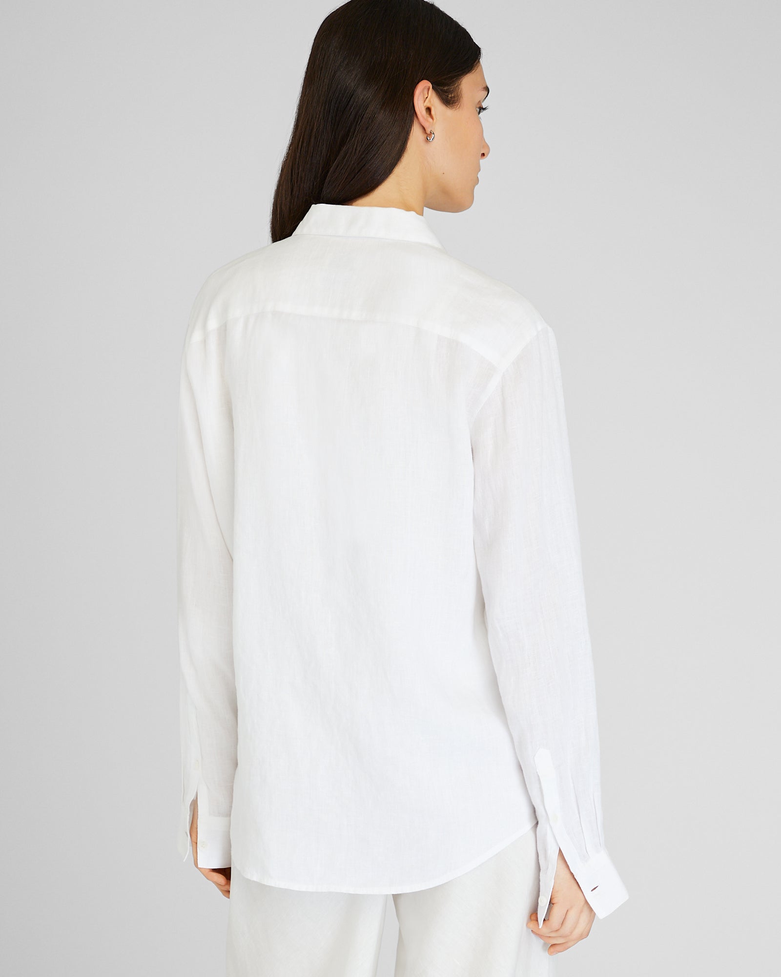 CLUB MONACO - Carlo Bassetti Italian Linen Shirt - White