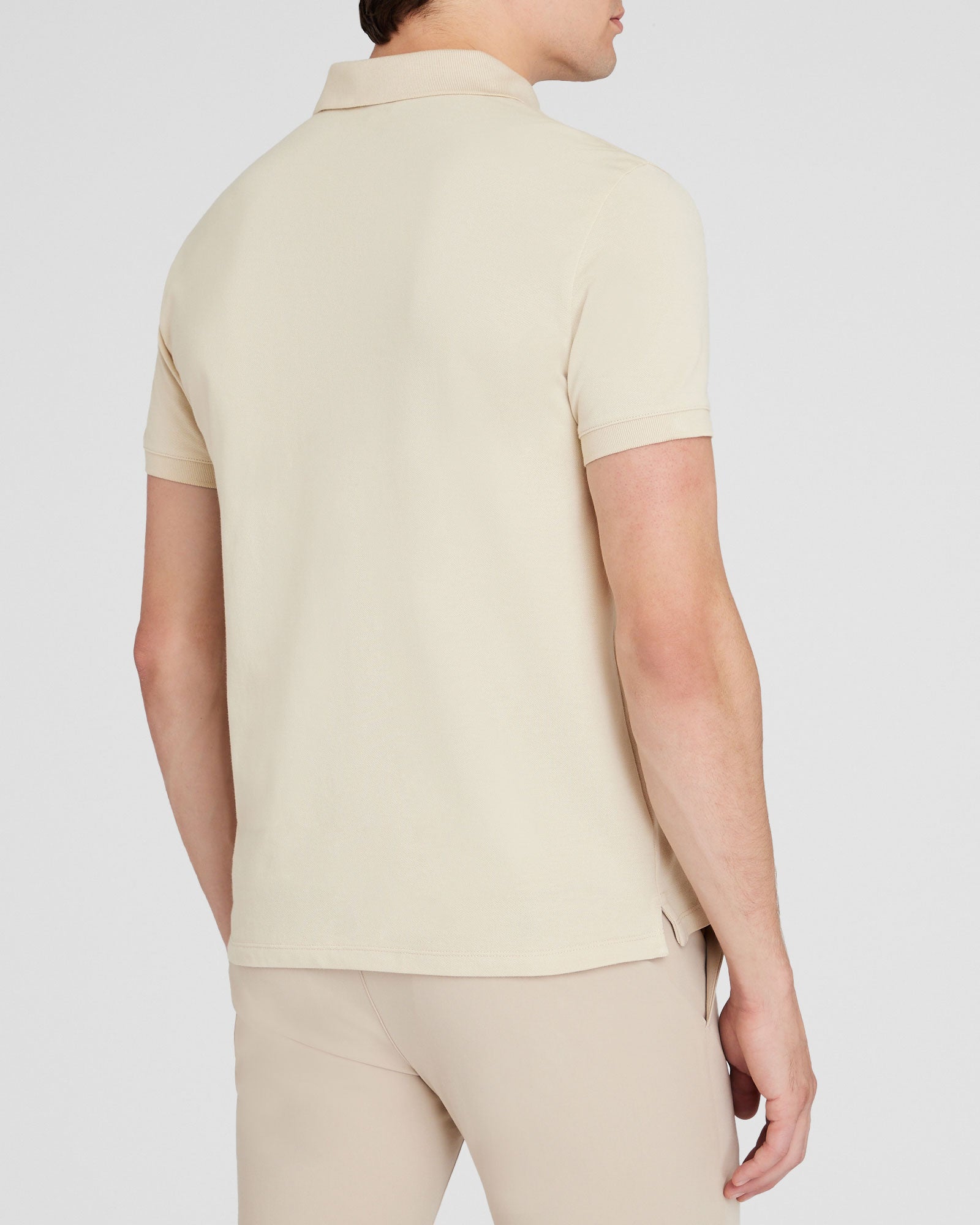 CLUB MONACO - Clean Piqué Polo - Beige