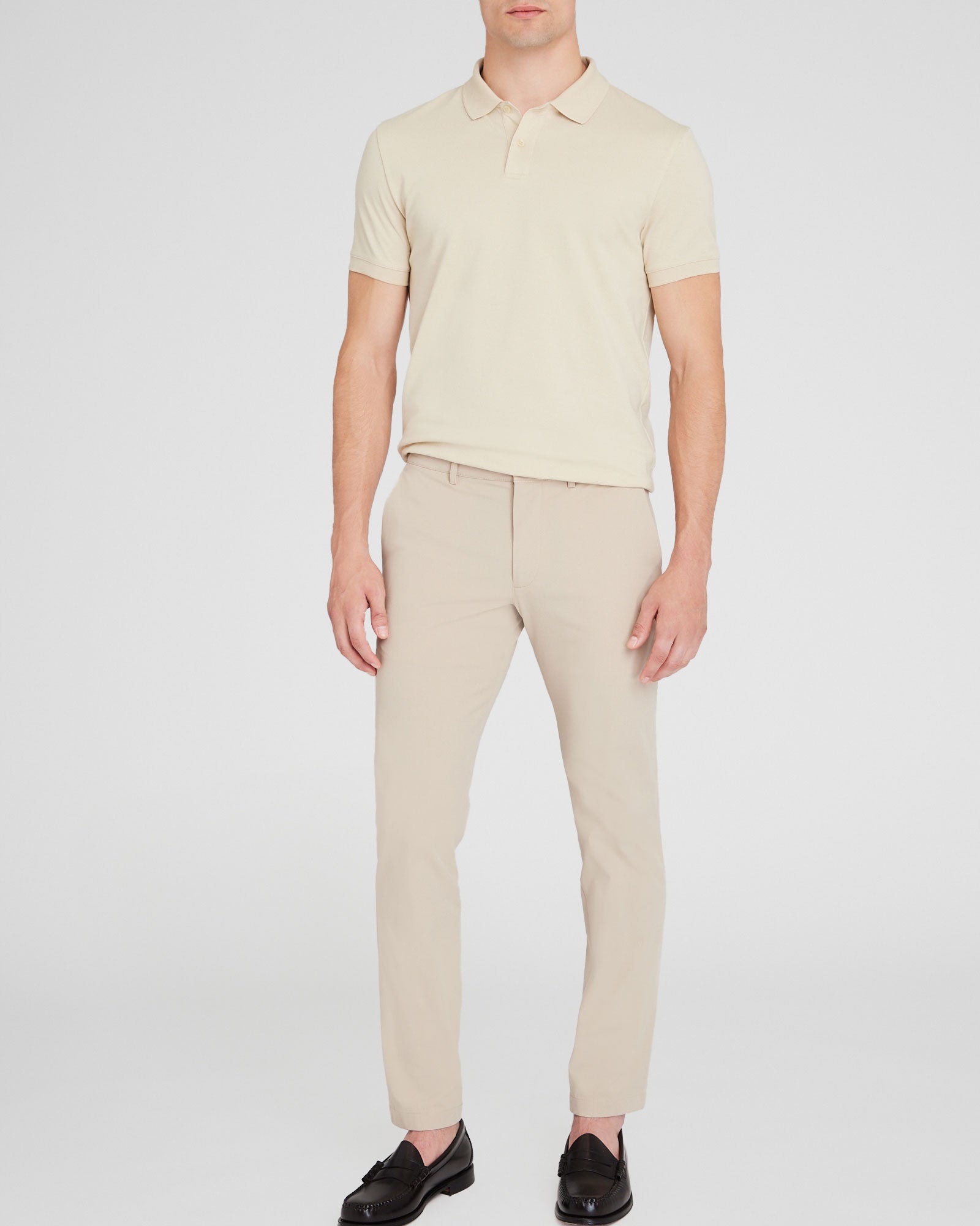 CLUB MONACO - Clean Piqué Polo - Beige