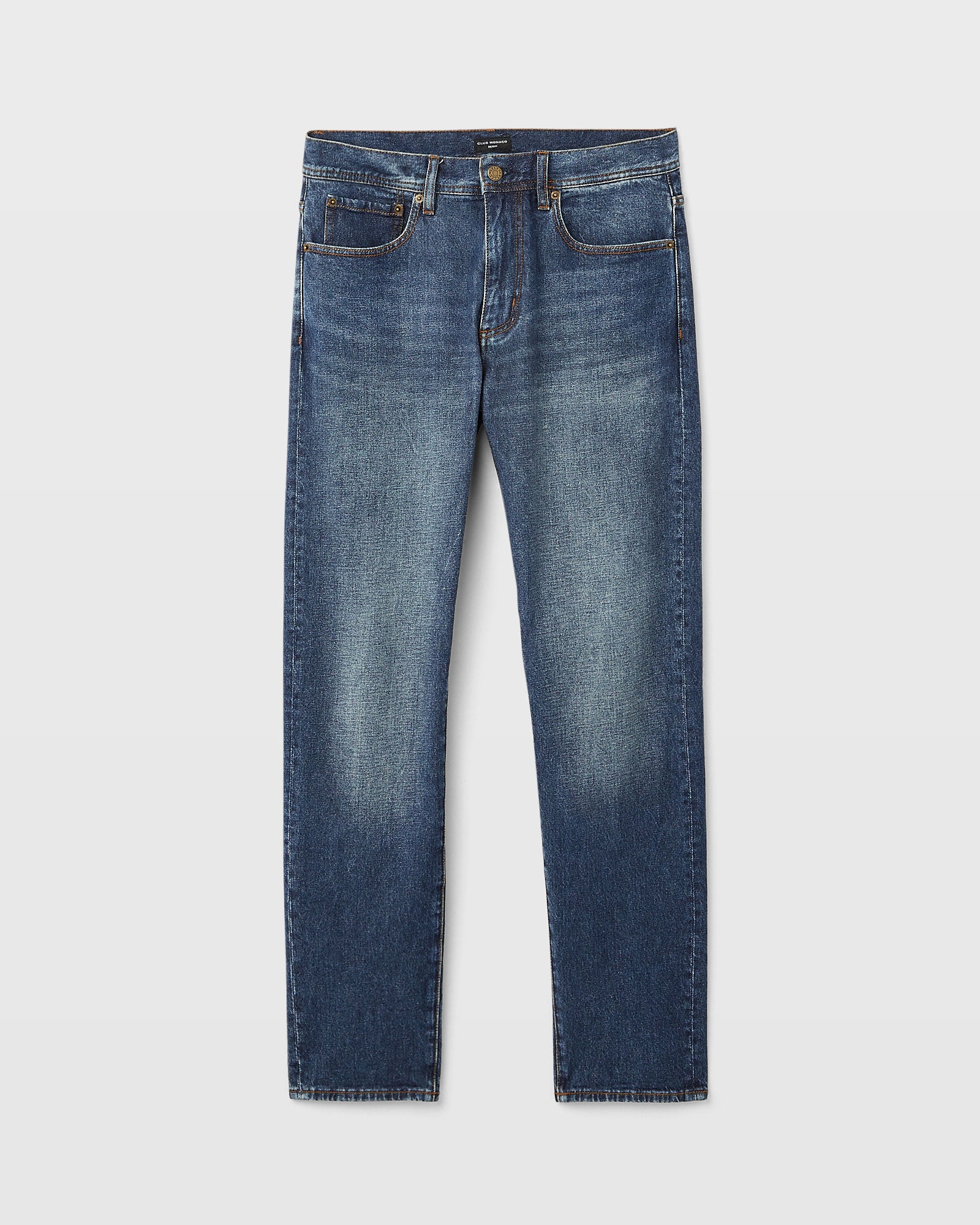 CLUB MONACO - Jean à coupe droite fuselée - Indigo