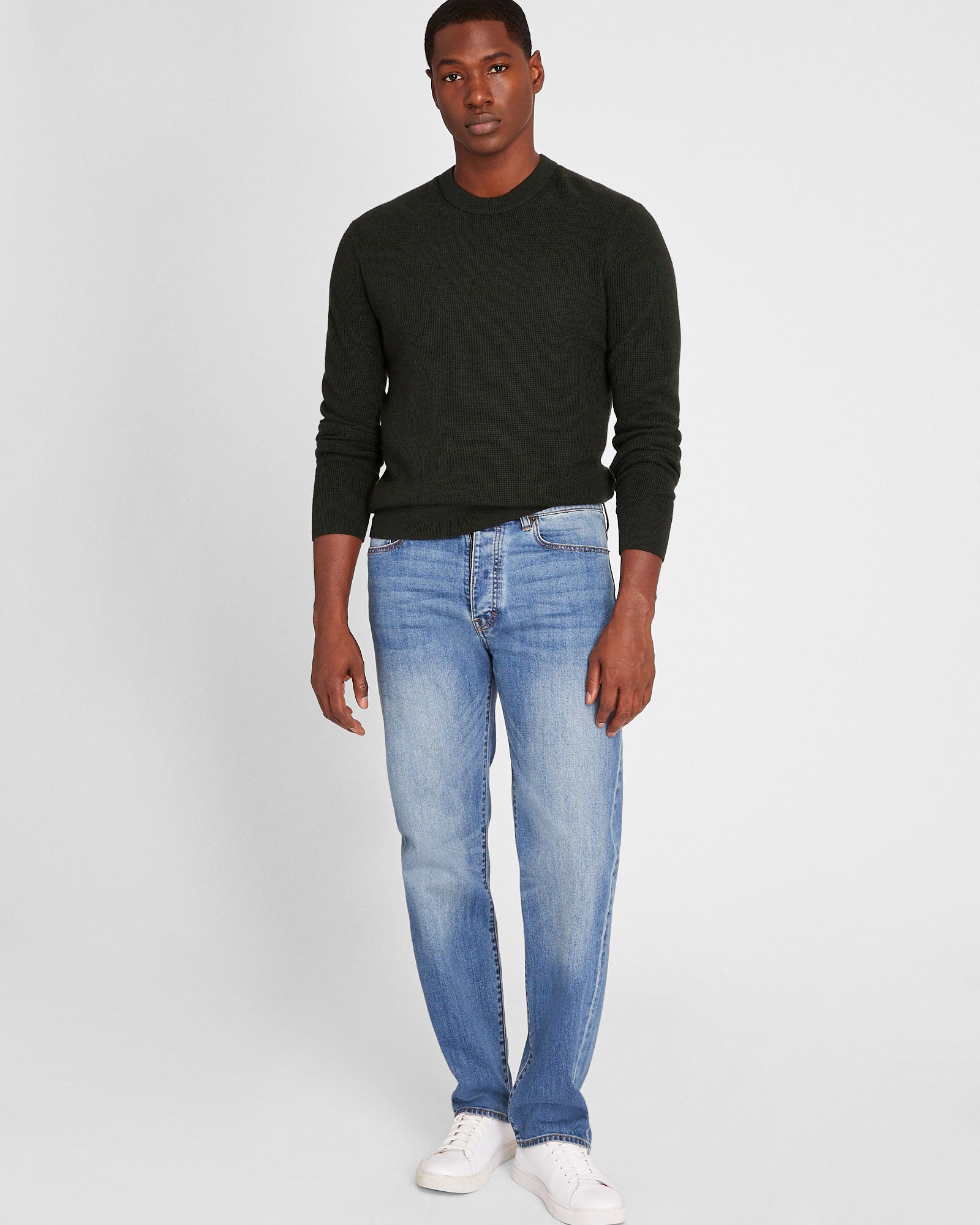CLUB MONACO - Jean à coupe droite - Indigo