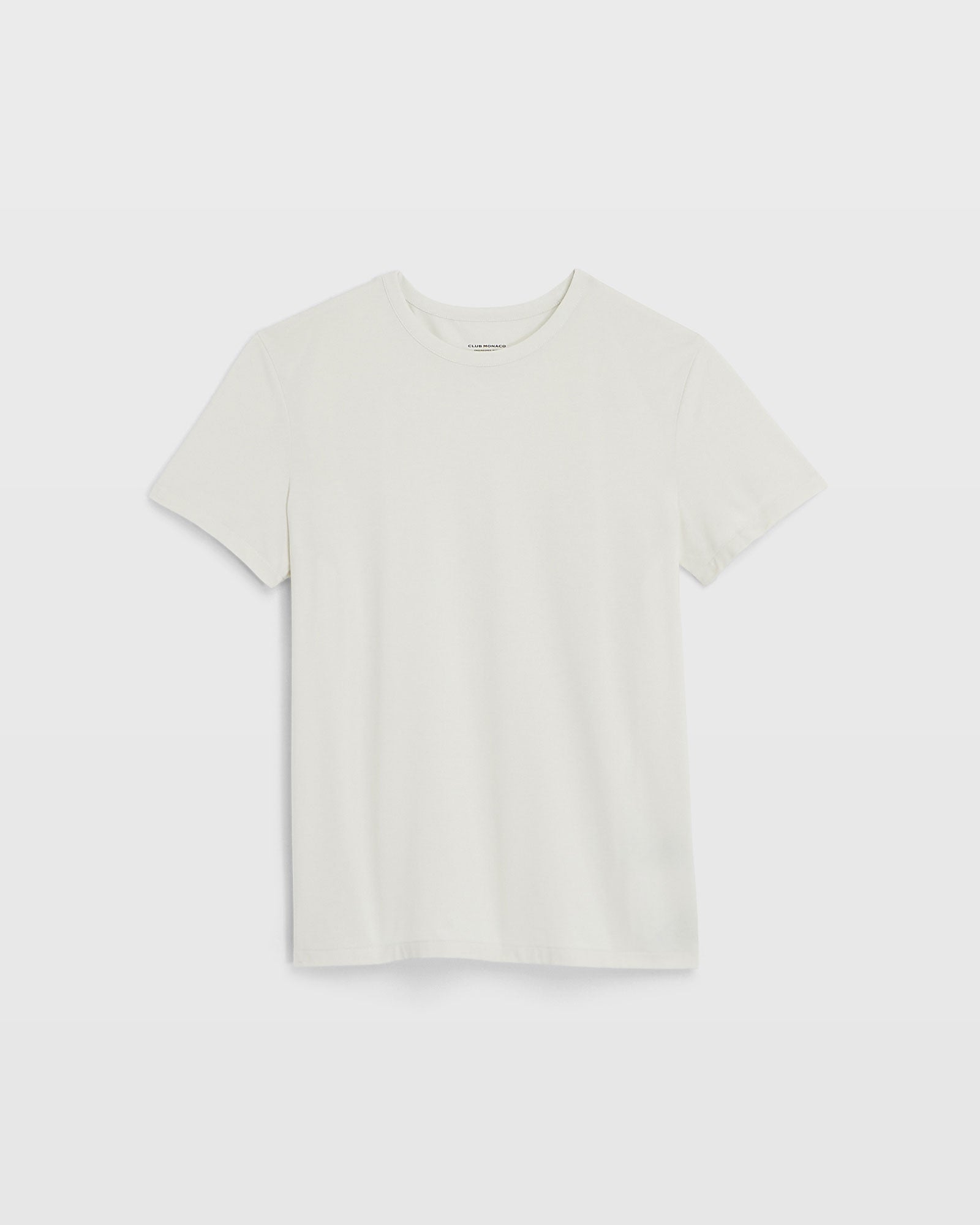 CLUB MONACO - T-shirt technique à manches courtes - Blanc Cassé