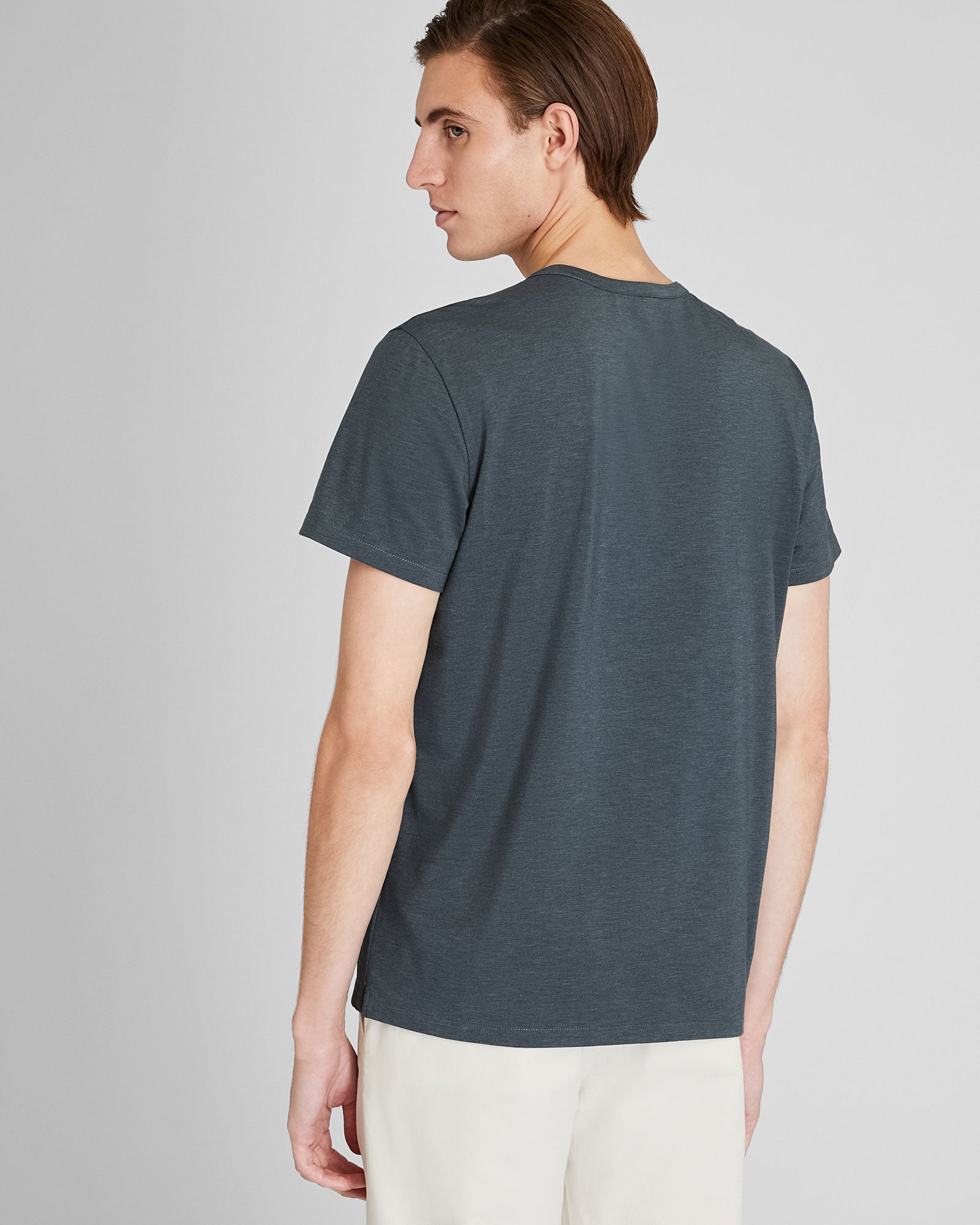 CLUB MONACO - Short Sleeve Tech Tee - Olive