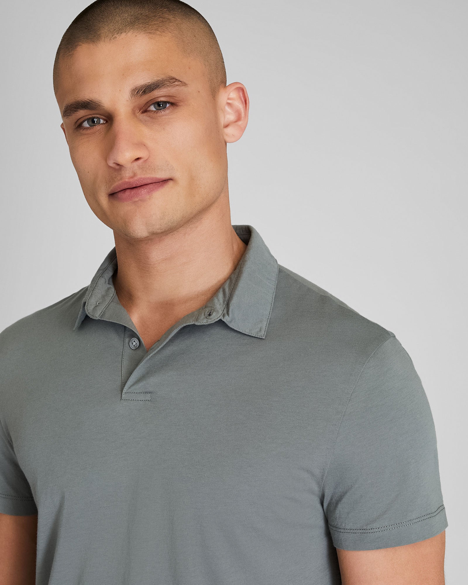 CLUB MONACO - Featherweight Japanese Polo - Fuschia