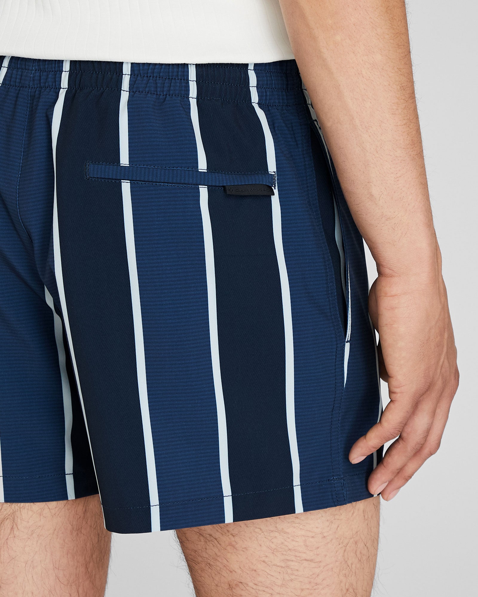 CLUB MONACO - Maillot de bain Arlen Cabana 10 cm - Base bleu moyen
