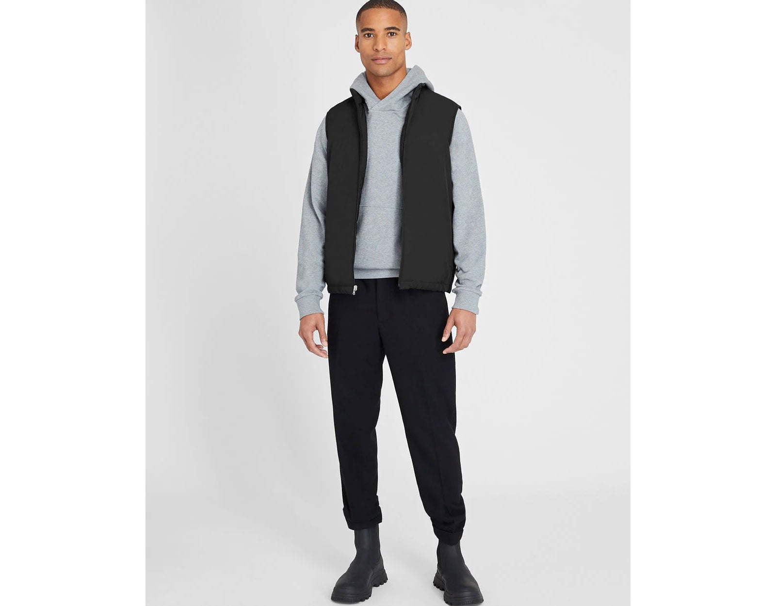 CLUB MONACO - Club Vest - Black