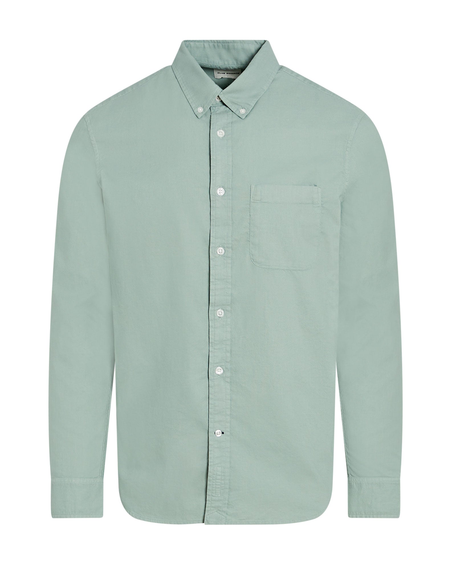 CLUB MONACO - Chemise Oxford légère et ajustée - Brume grise