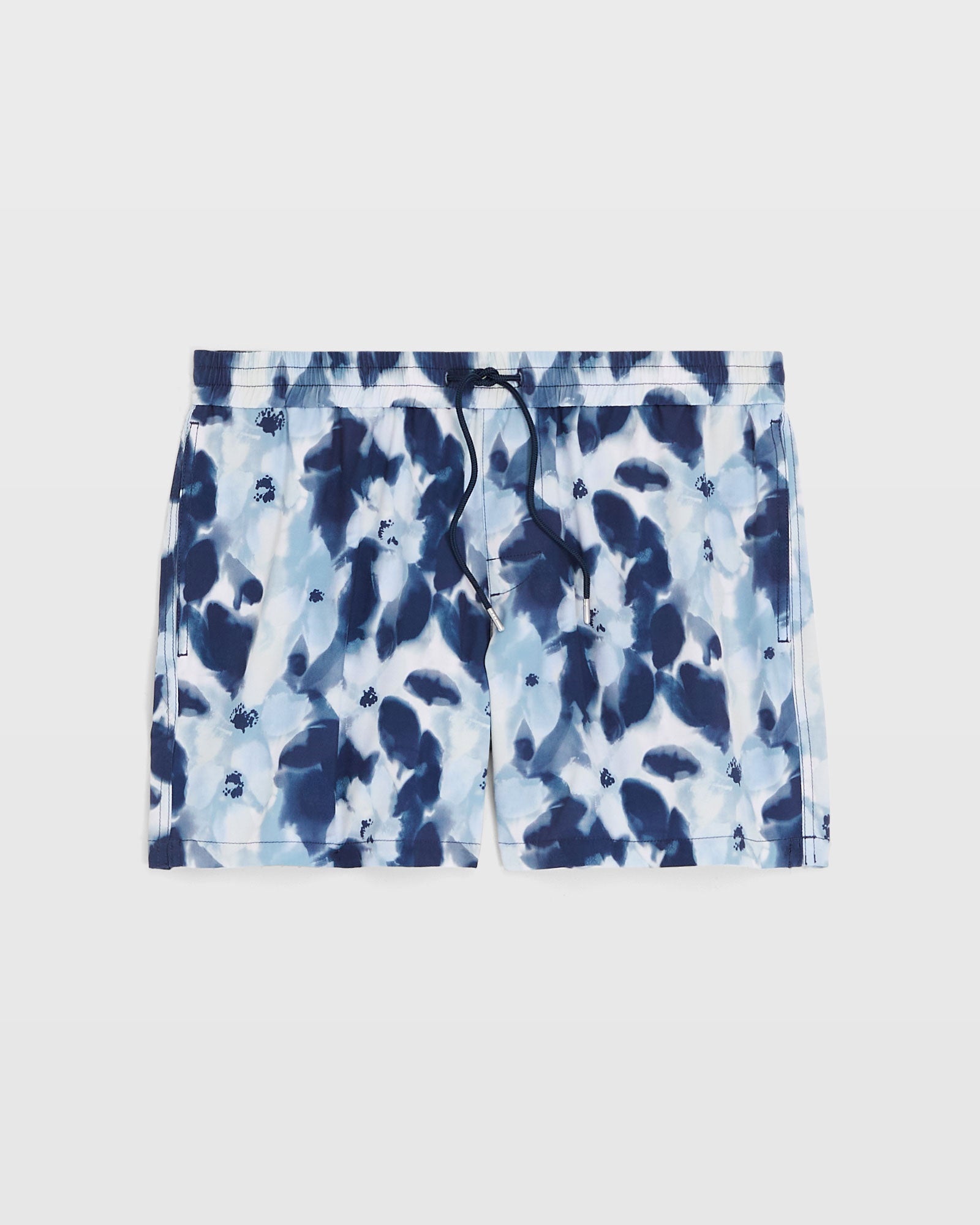 CLUB MONACO - Maillot de bain Cody 14 cm - Mélange Bleu