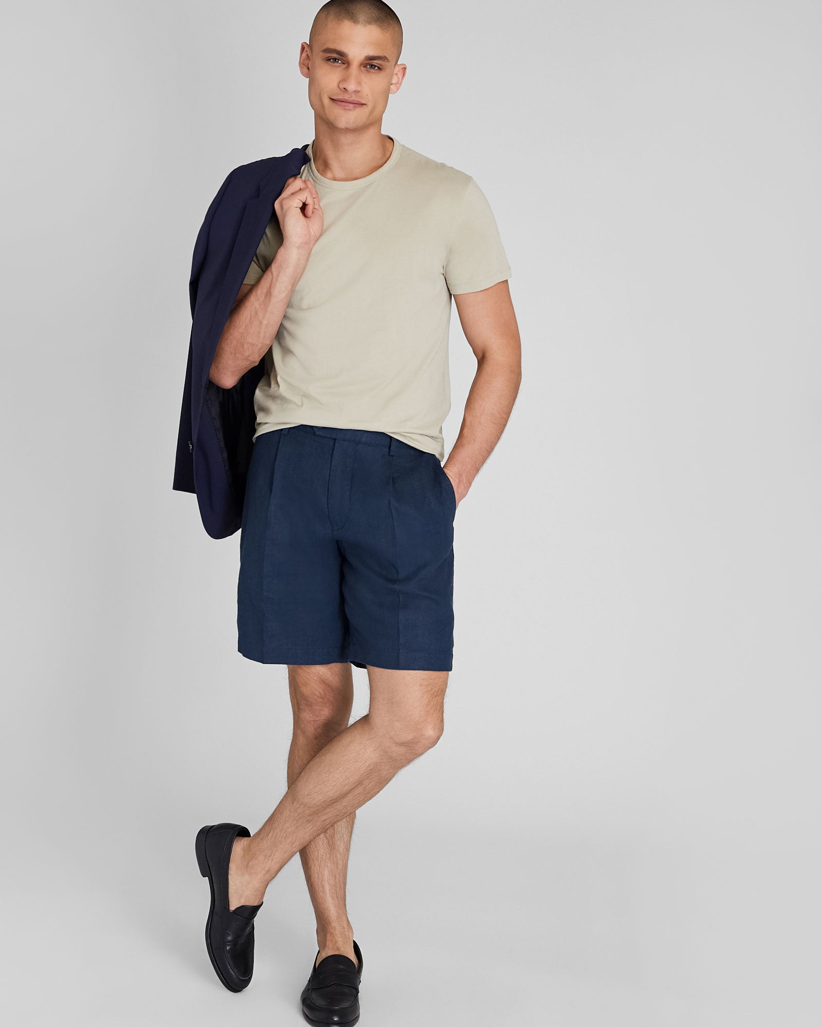 CLUB MONACO - T-shirt japonais ultraléger - Kaki