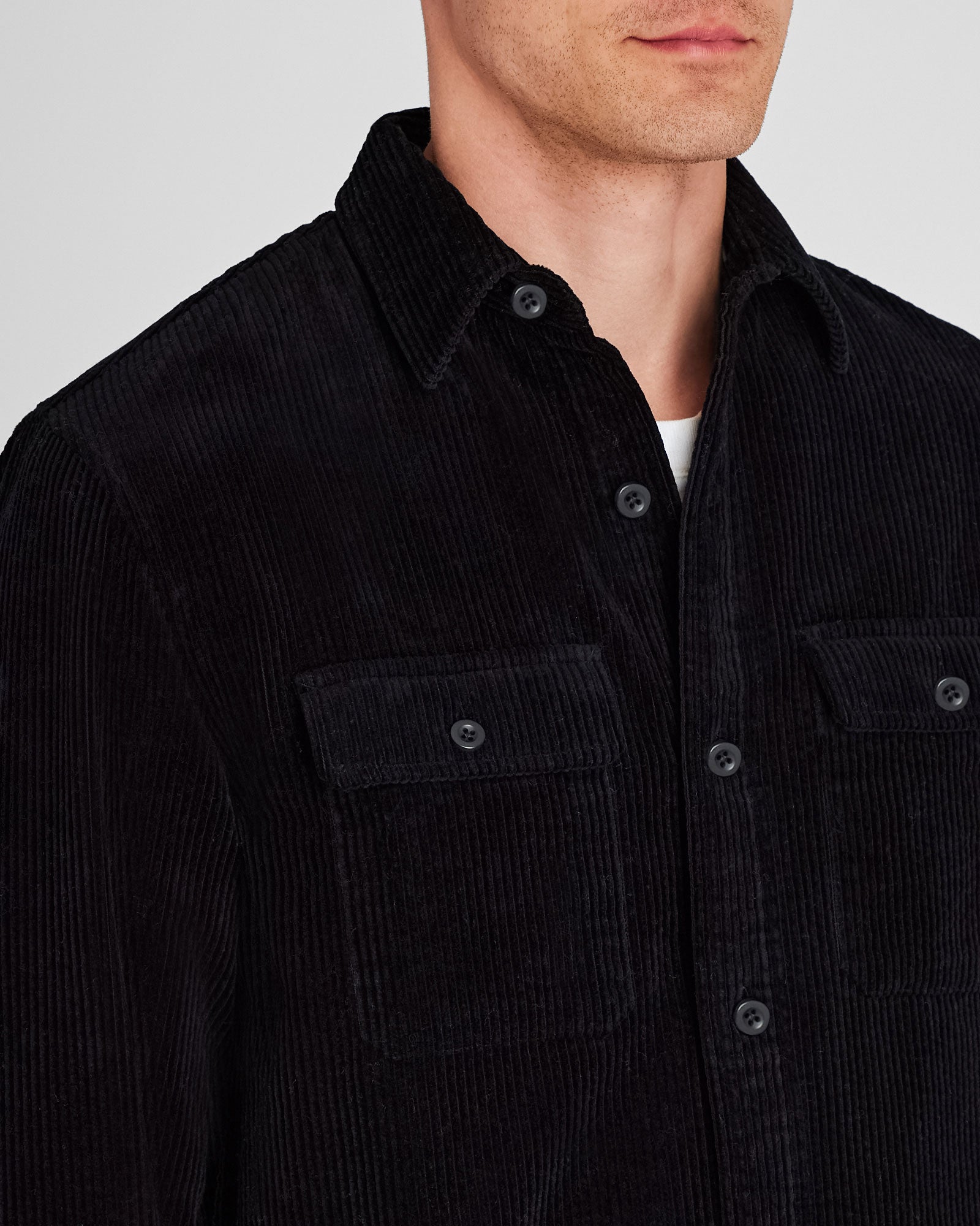 CLUB MONACO - Veste en velours côtelé - Noir De Suie