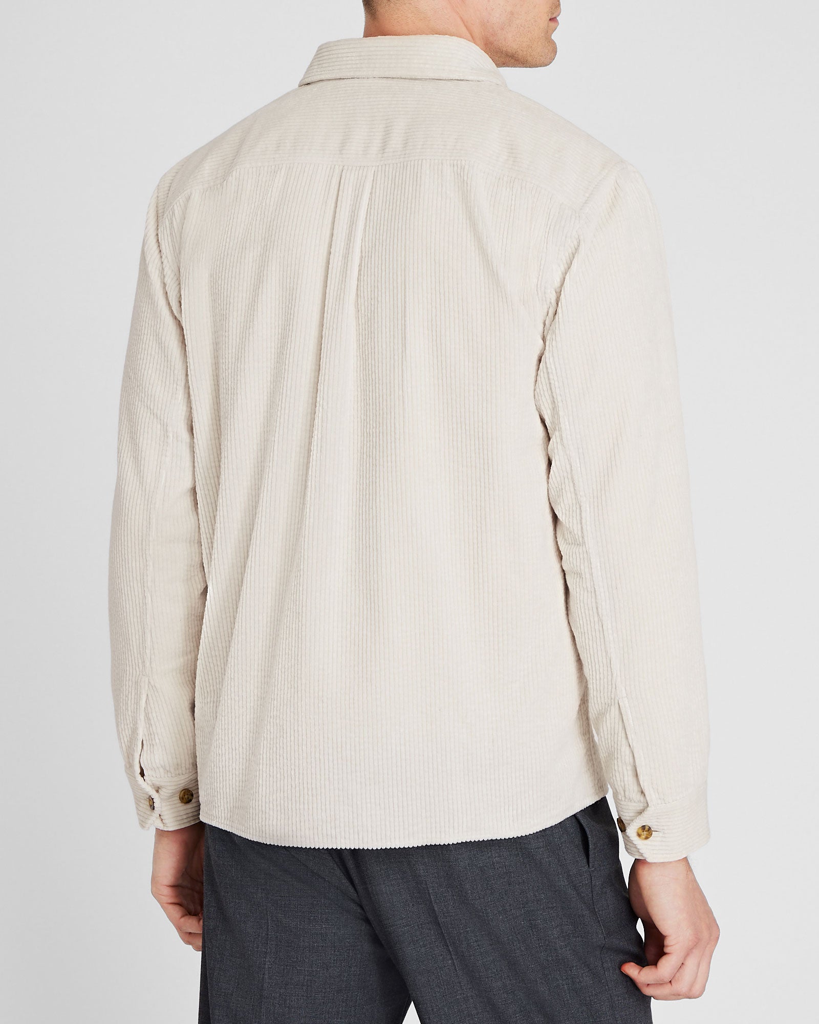 CLUB MONACO - Veste en velours côtelé - Base De Crème