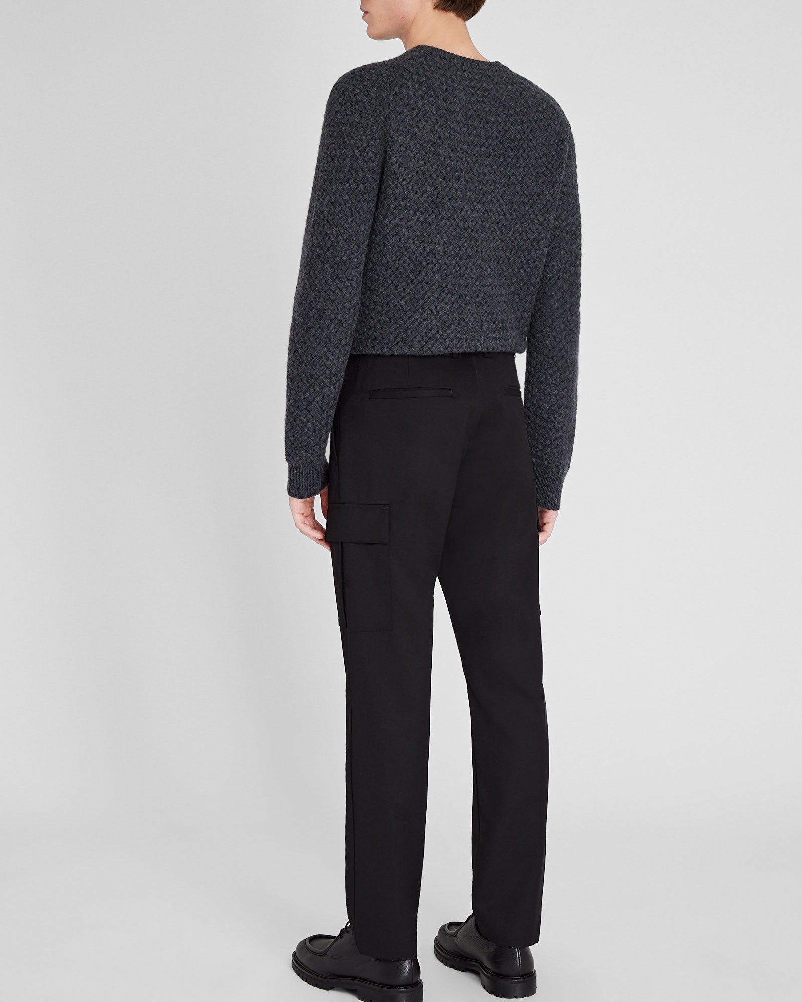 CLUB MONACO - Pantalon cargo raffiné - Noir