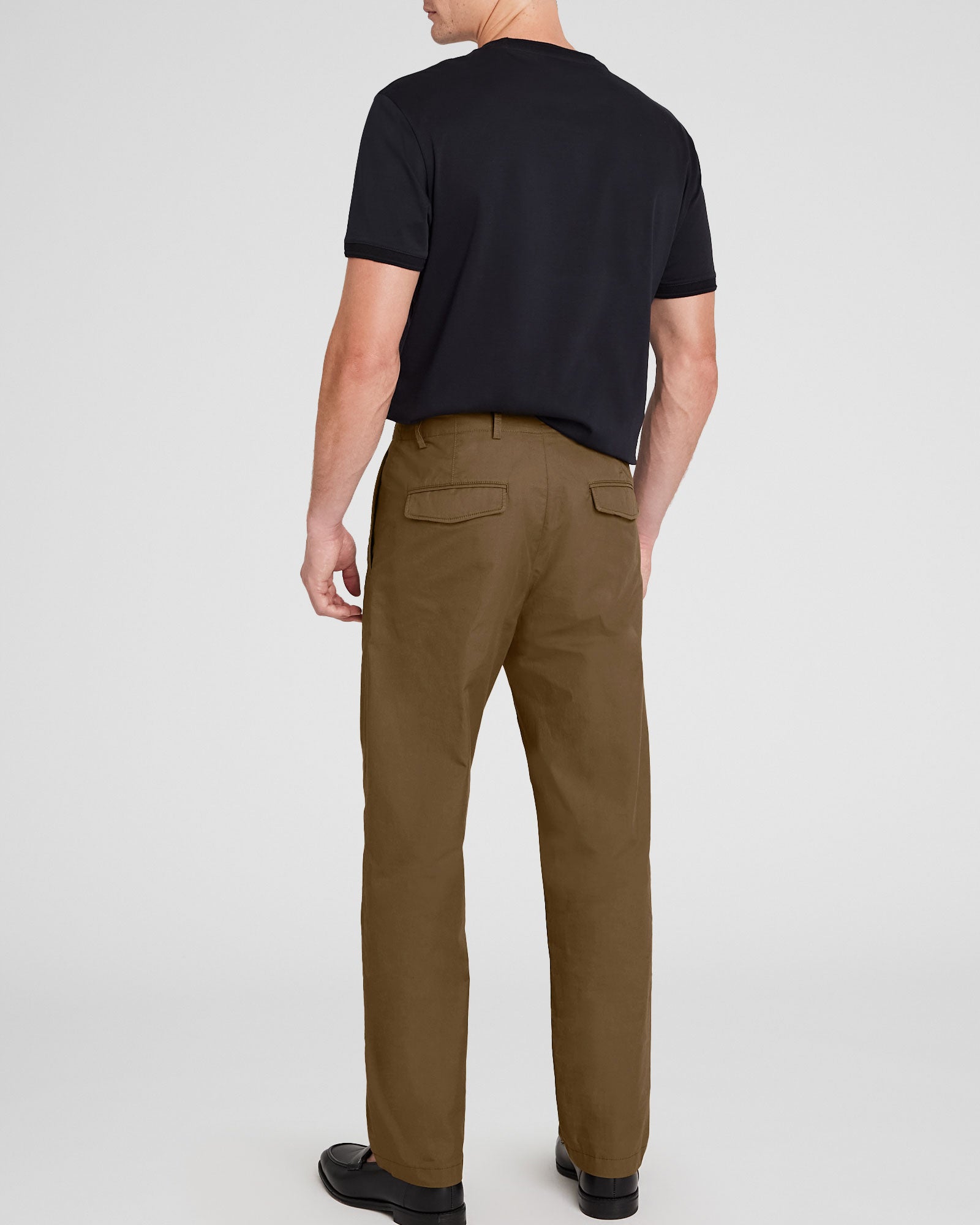 CLUB MONACO - Soft Twill Pant - Olive Drab