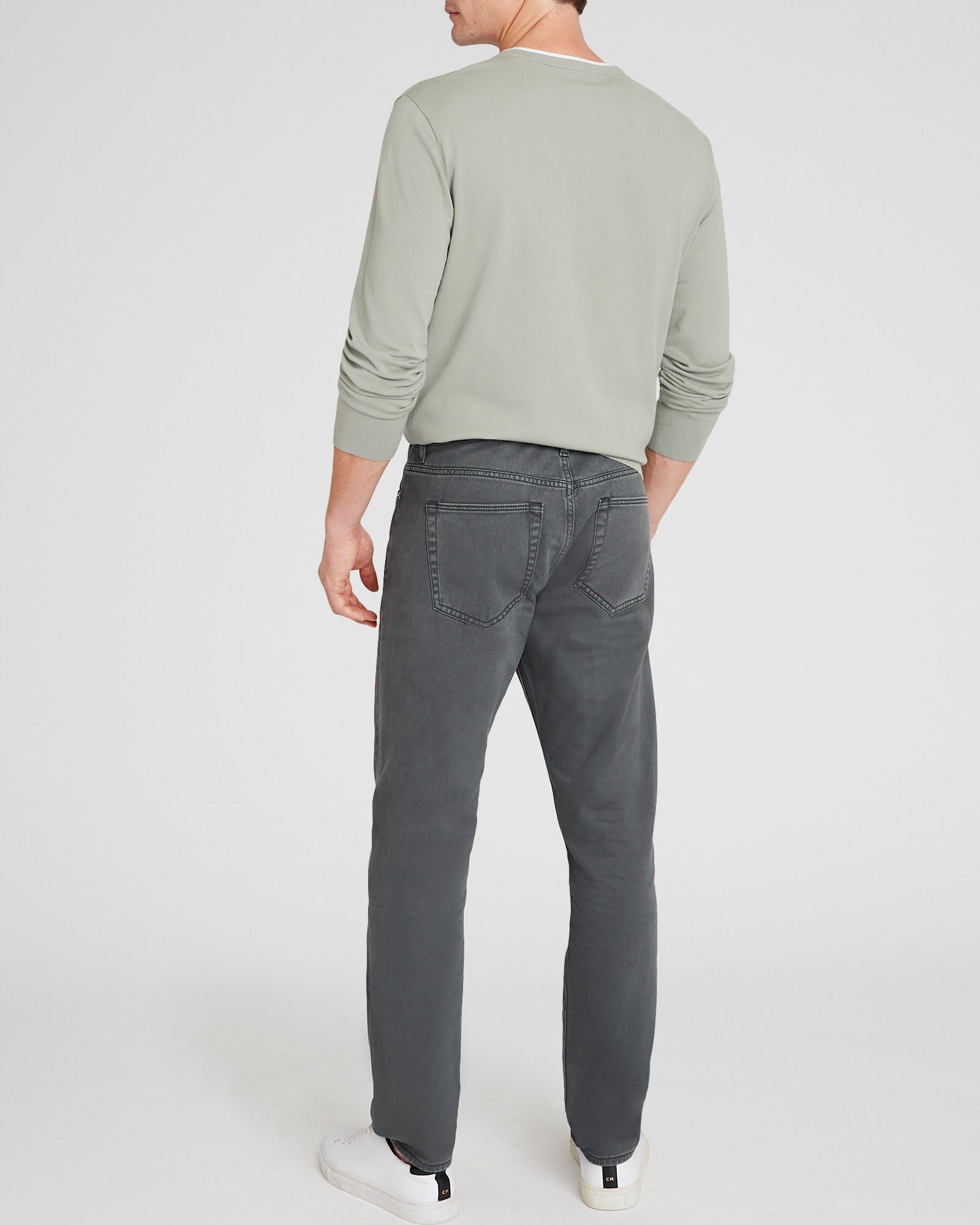 CLUB MONACO - Jeans droits ajustés teints en pièce - Basilic