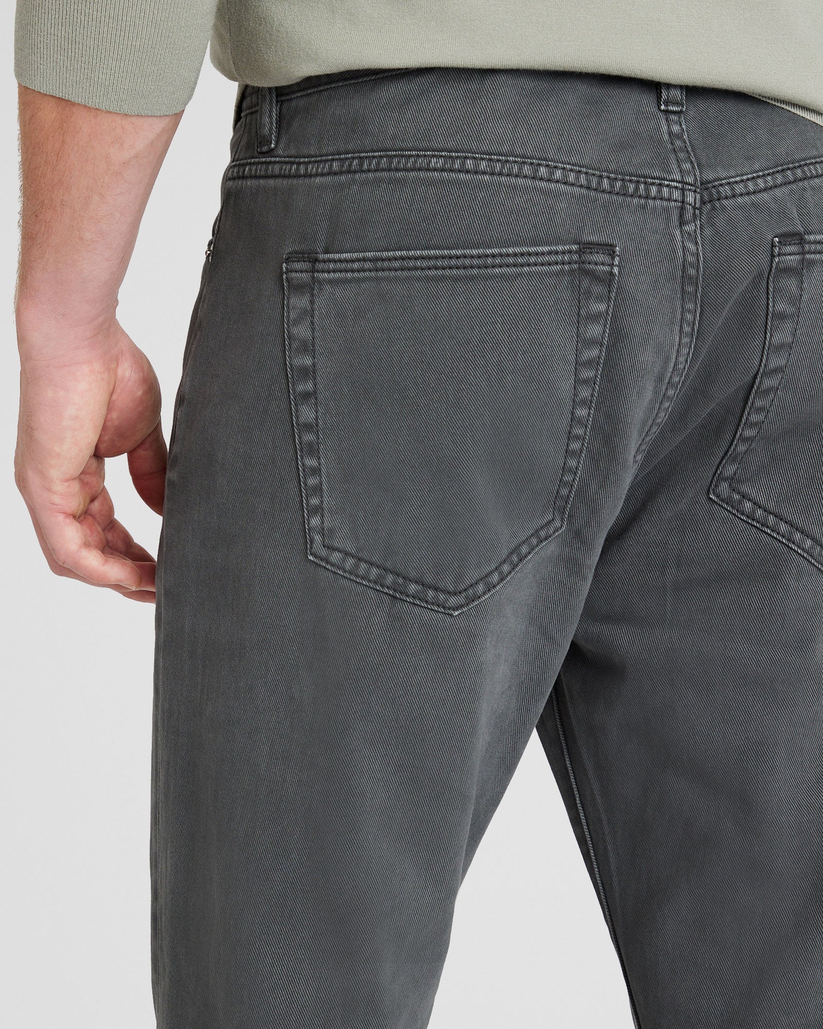 CLUB MONACO - Jeans droits ajustés teints en pièce - Basilic