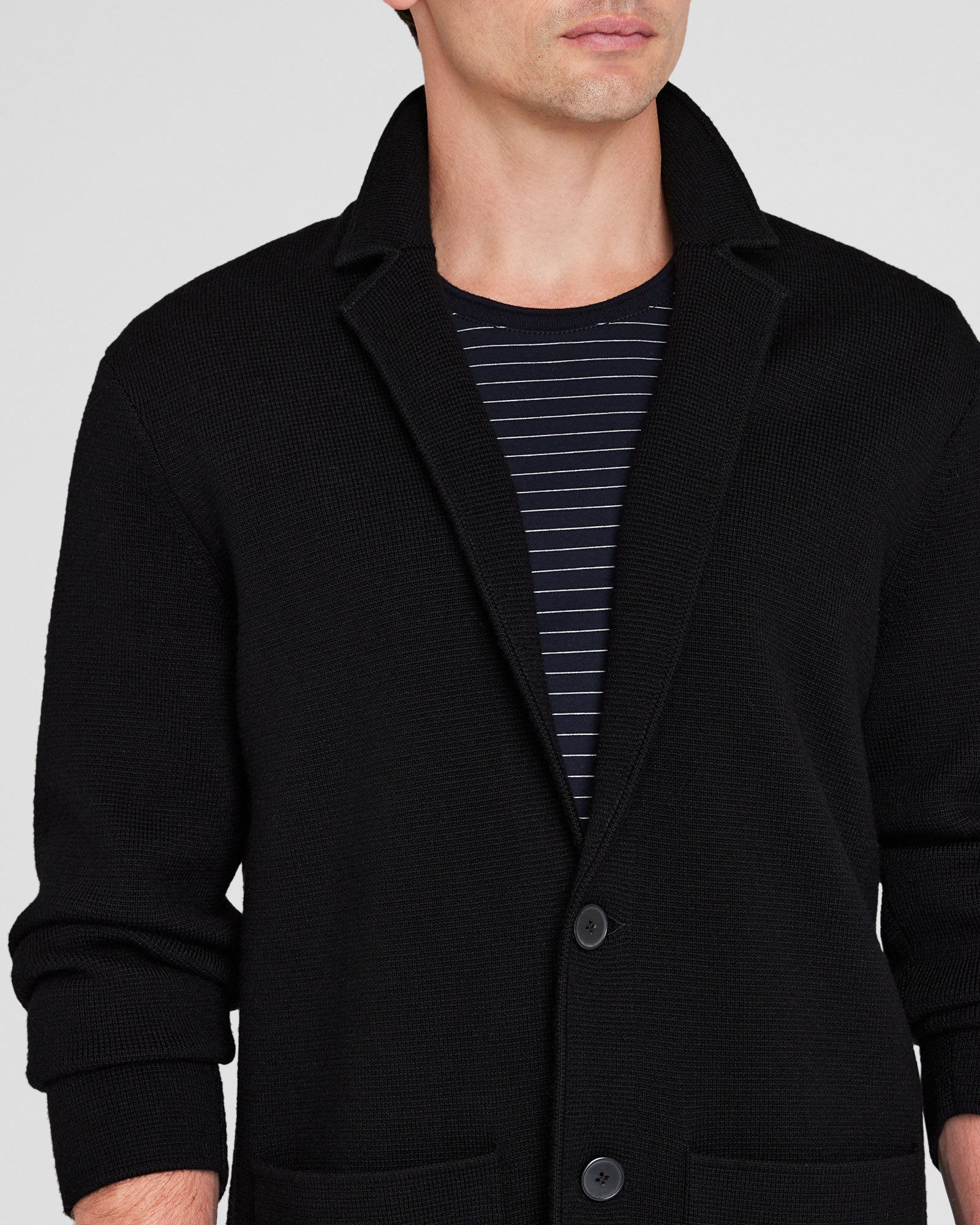 CLUB MONACO - Merino Blazer - Black