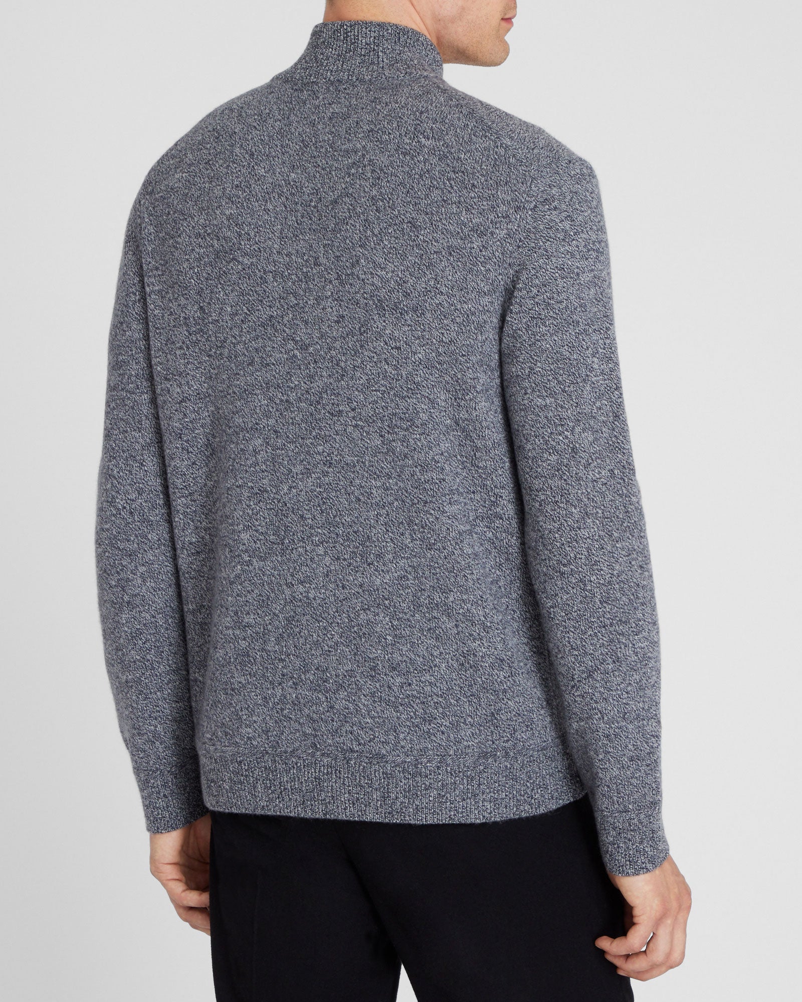 CLUB MONACO - Cashmere Blend Quarter-Zip Sweater - Black