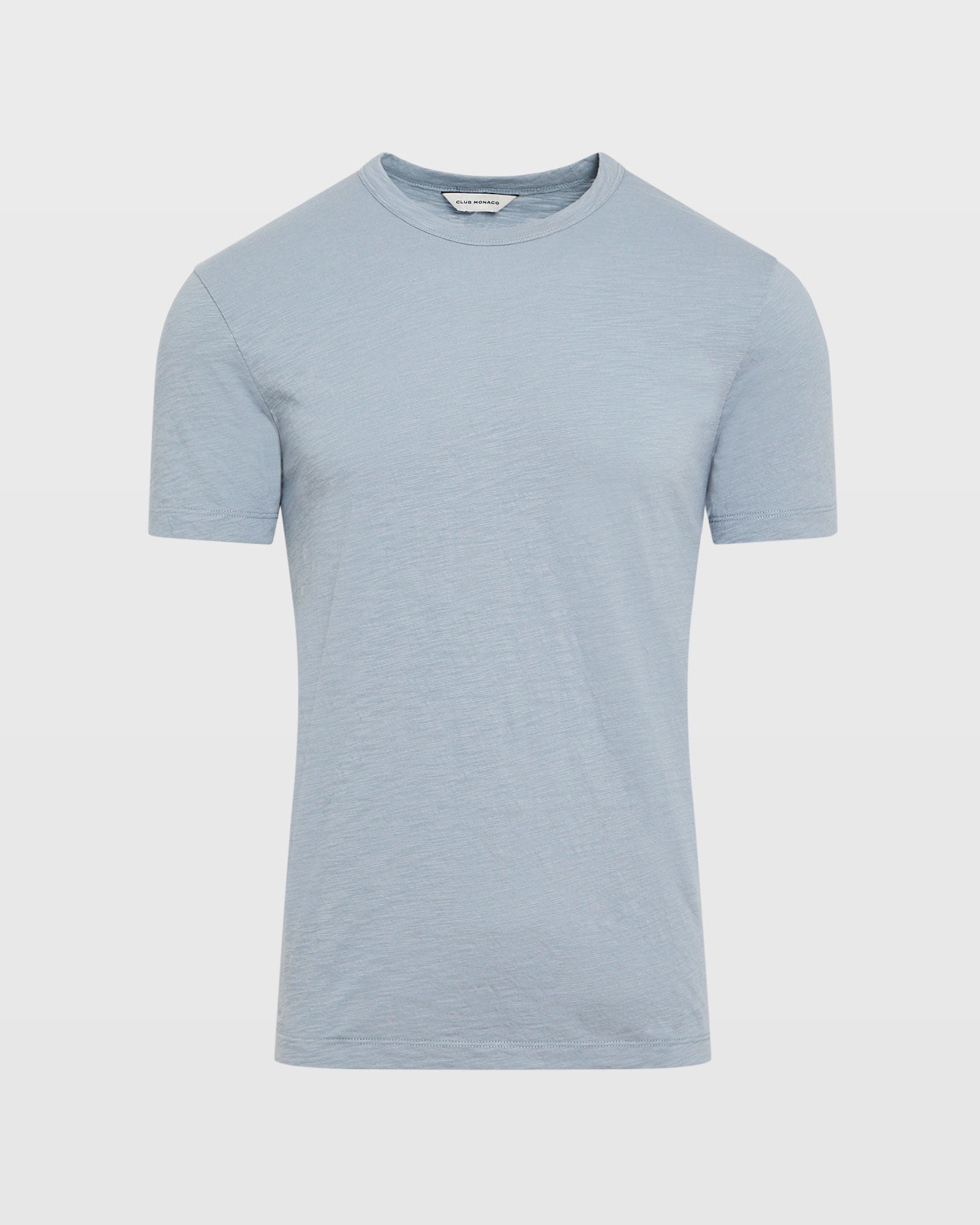 CLUB MONACO - T-shirt en tissu slub - Bleu Ardoise