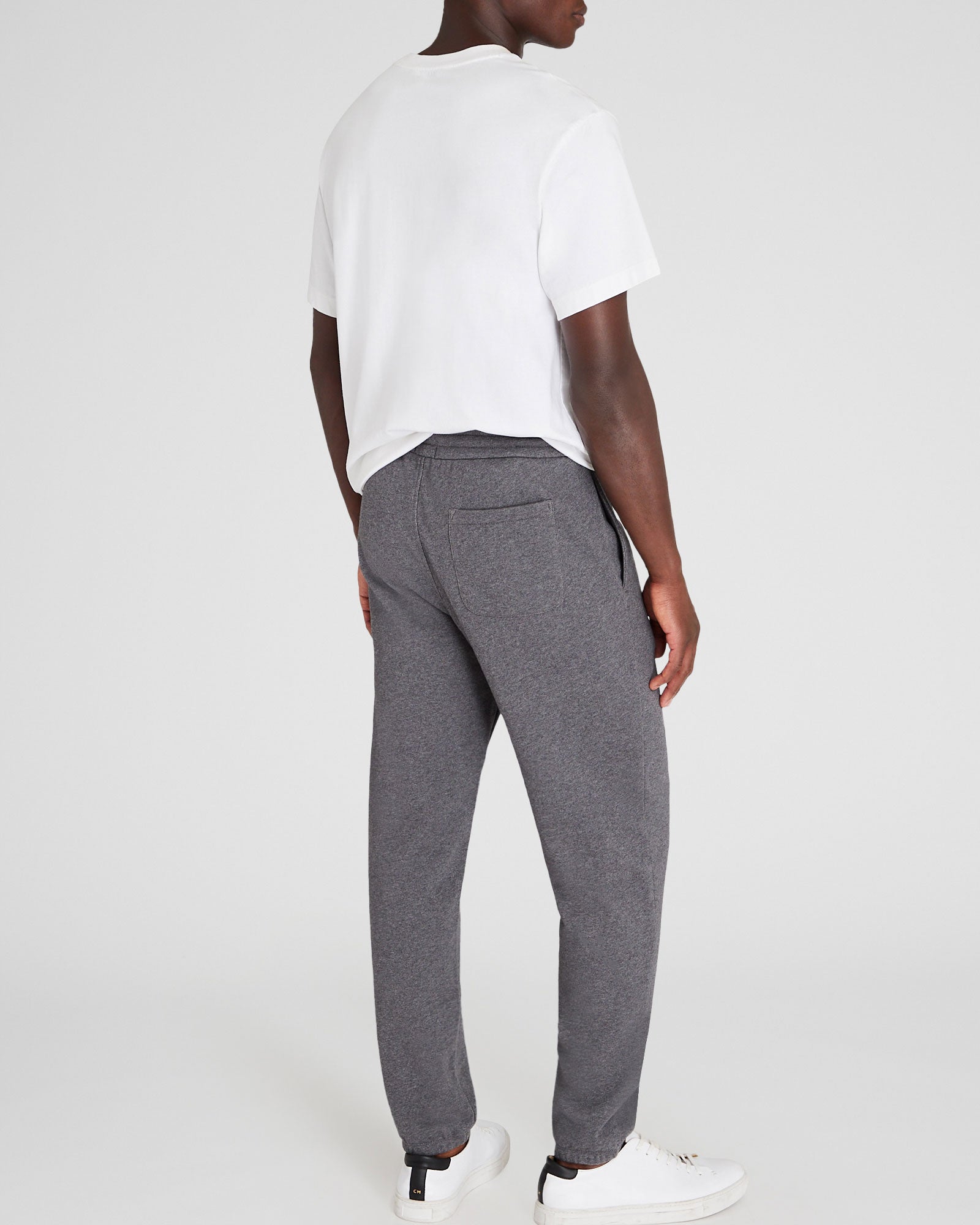 CLUB MONACO - Pantalon de survêtement en molleton décontracté - Anthracite