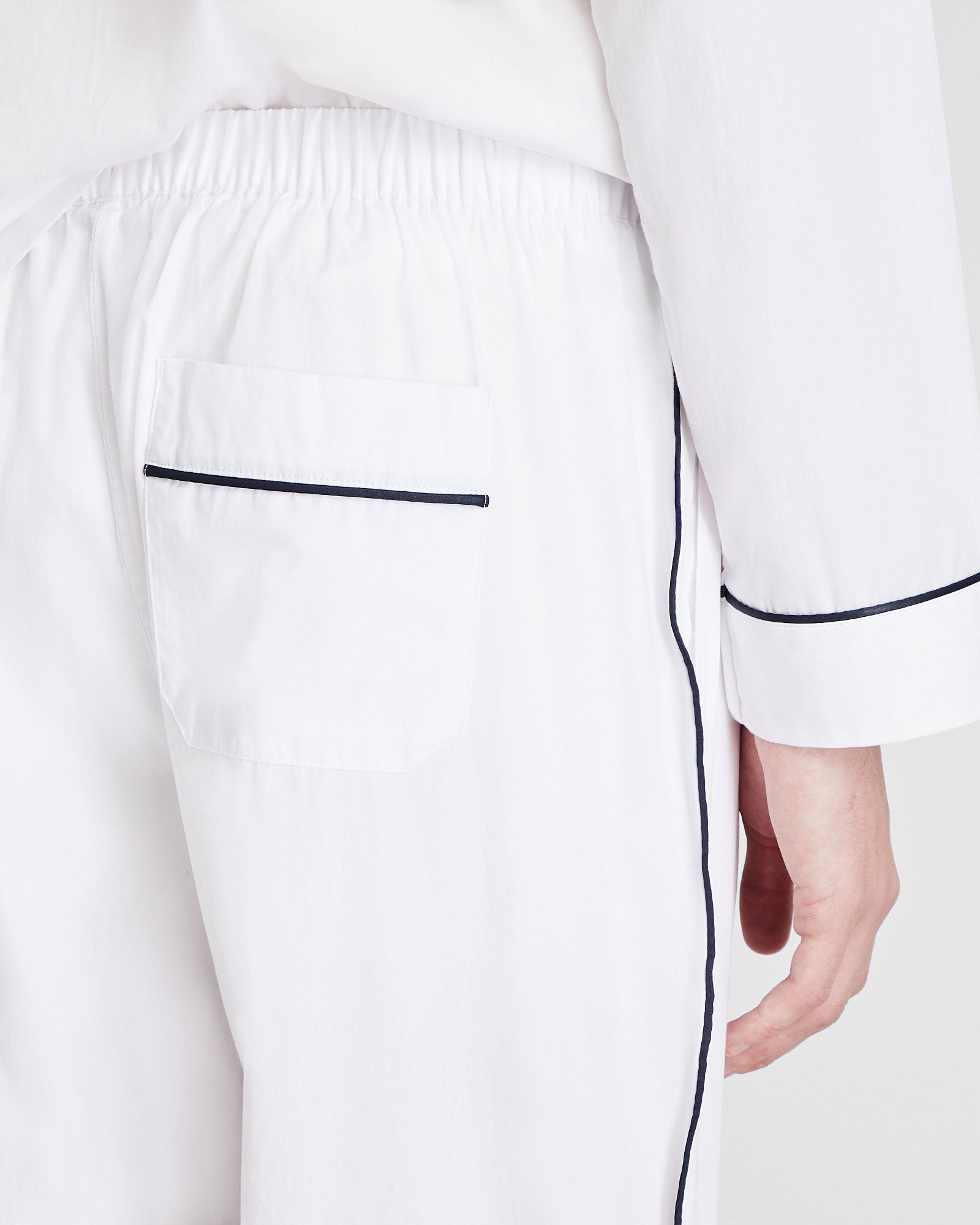 CLUB MONACO - Crest Pajama Set - White