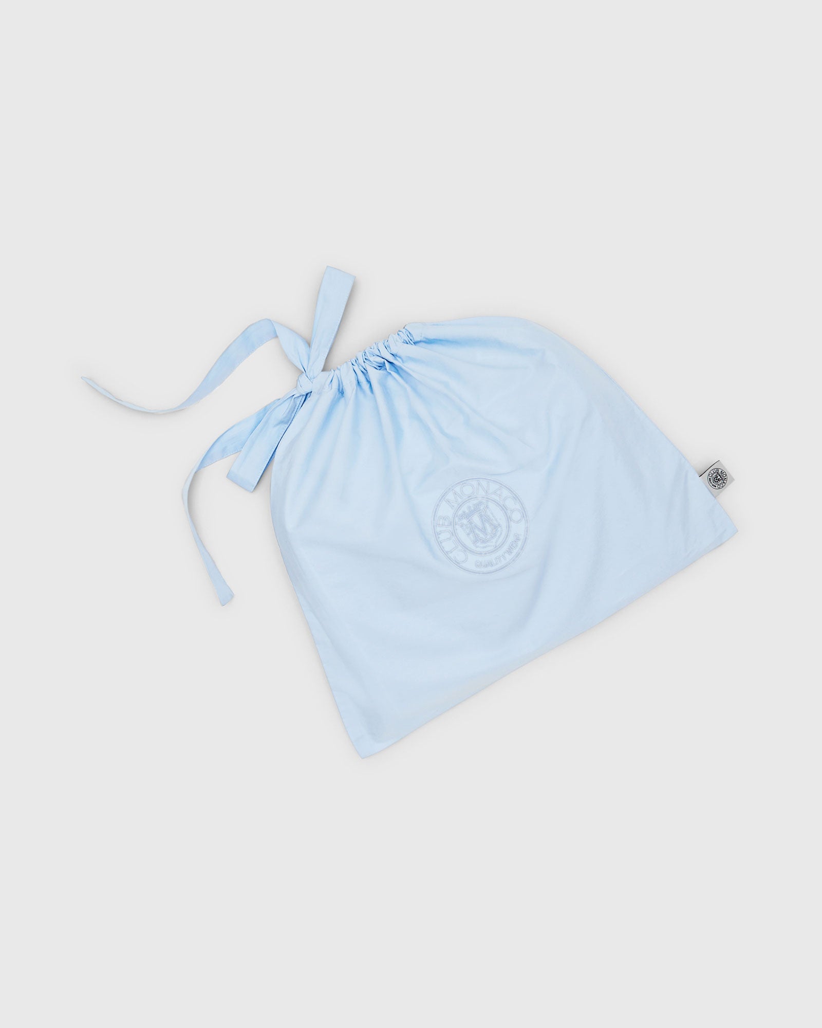 CLUB MONACO - Crest Pajama Set - Light Blue