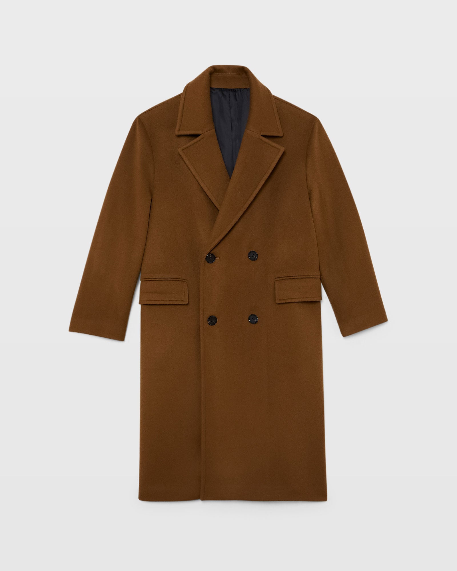 CLUB MONACO - Manteau croisé en laine Capsule - Chameau