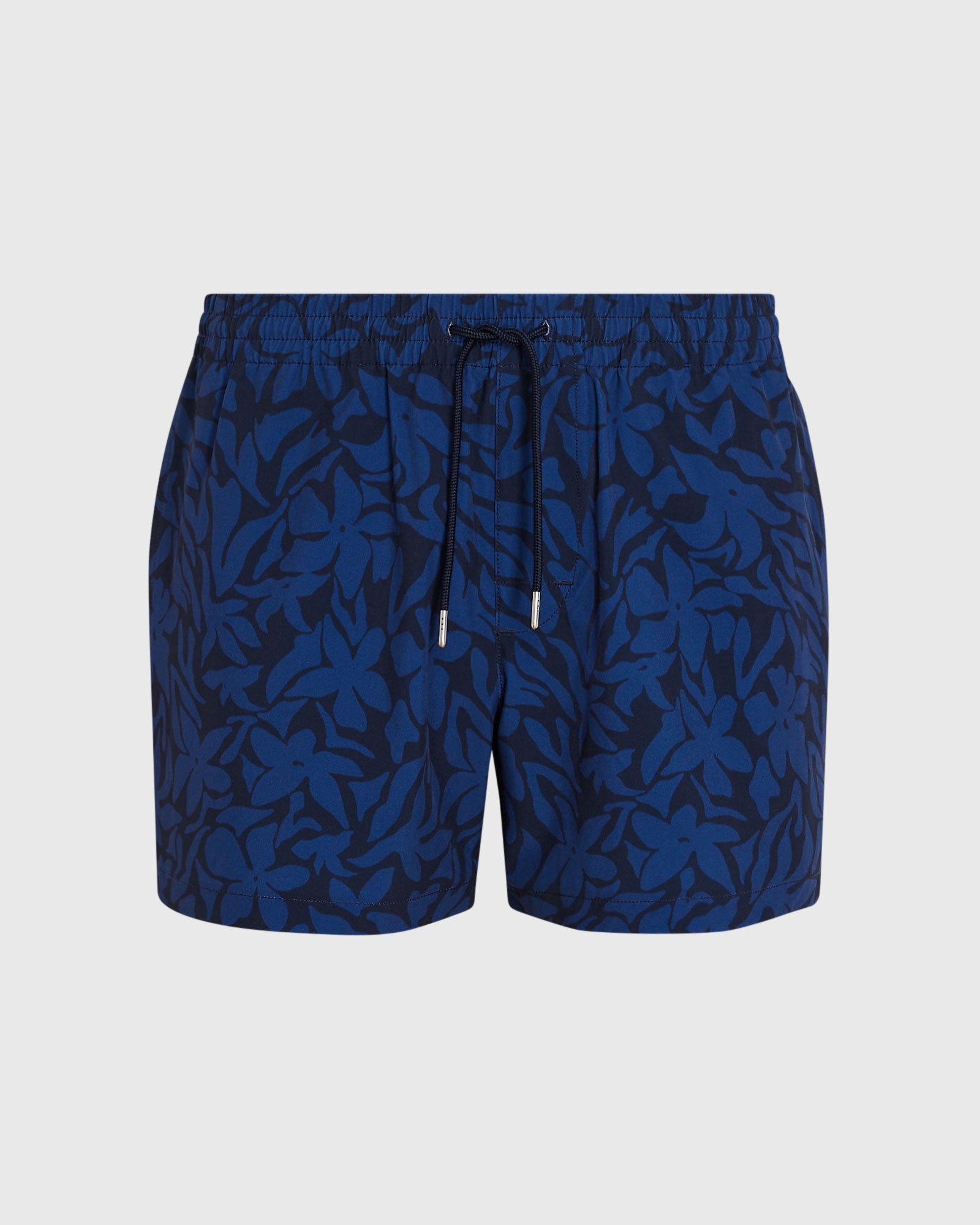 CLUB MONACO - Arlen Island-Palm 4" Swim Trunk - Blue Base