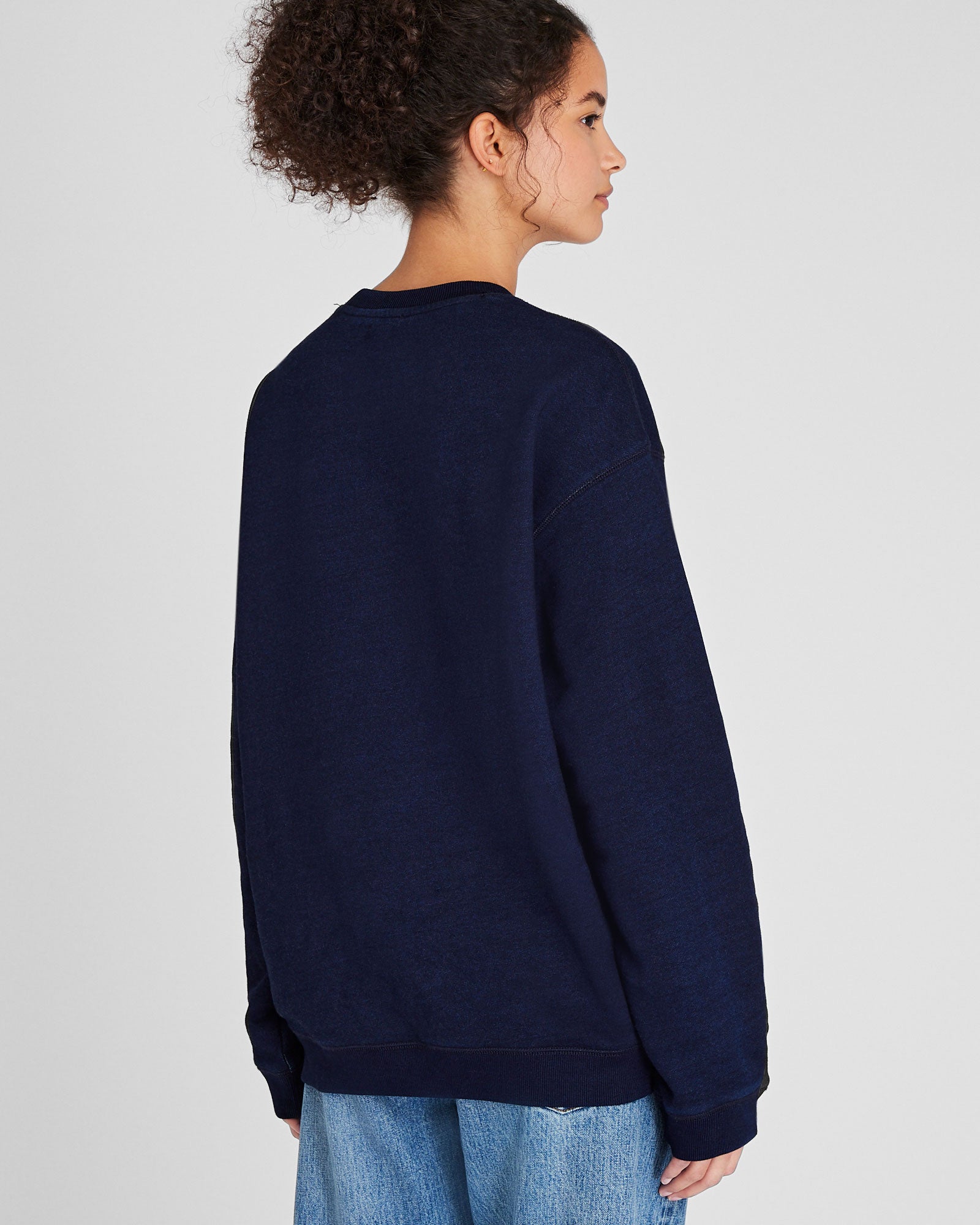 CLUB MONACO - Indigo Crest Crewneck - Dark Blue