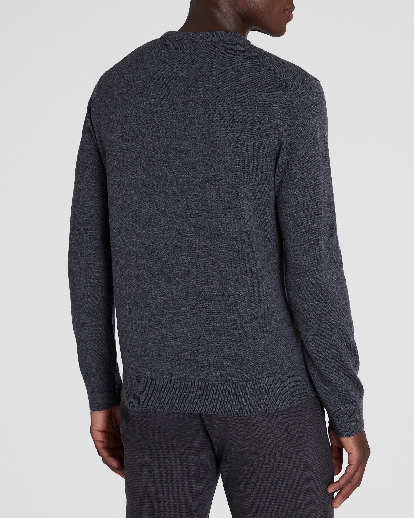 CLUB MONACO - Chandail en mérinos - Anthracite
