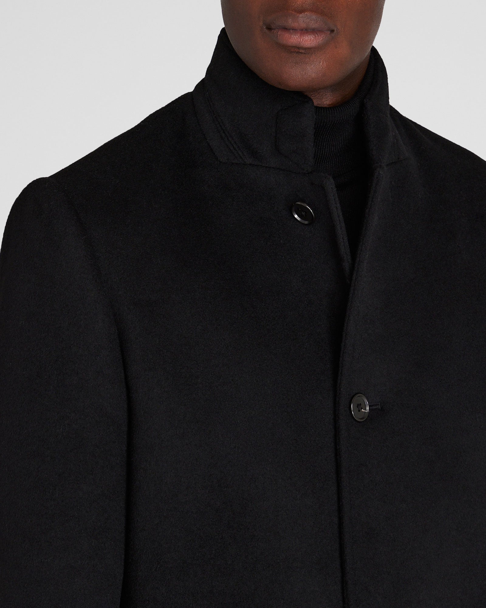 CLUB MONACO - Manteau Loukas uni - Noir