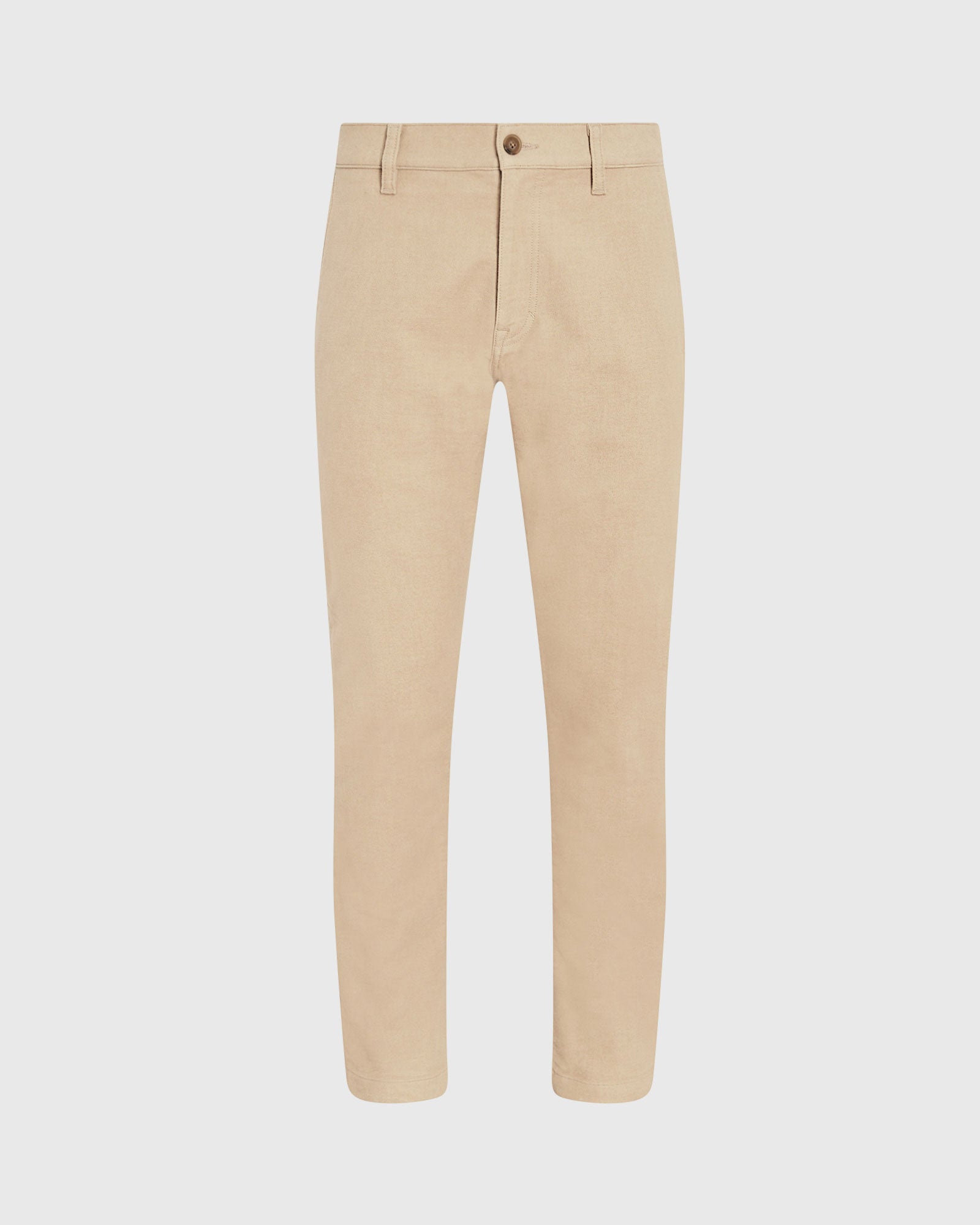 CLUB MONACO - Pantalon coupe droite en moleskine - Beige