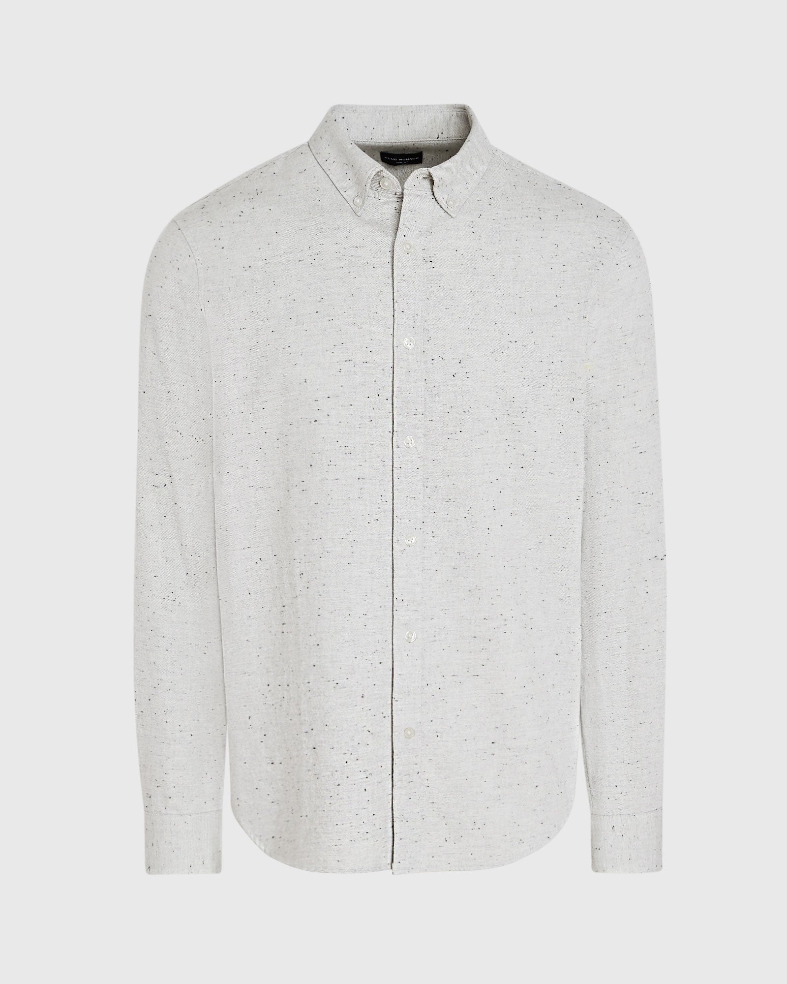 CLUB MONACO - Chemise Donegal en coton - Gris