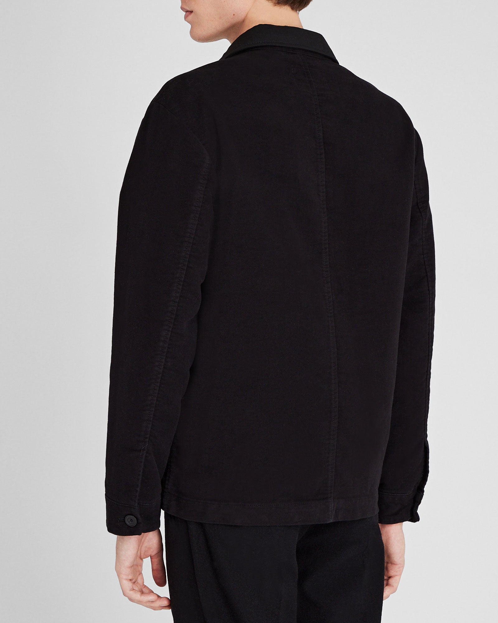 CLUB MONACO - Veste de travail en moleskine - Anthracite