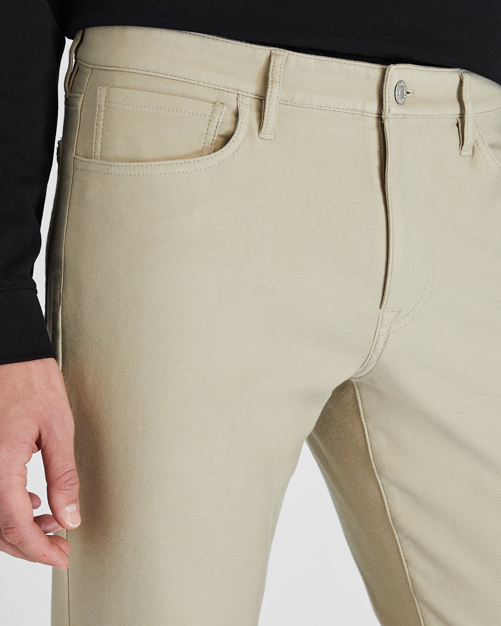CLUB MONACO - Pantalon 5 poches Connor - Kaki