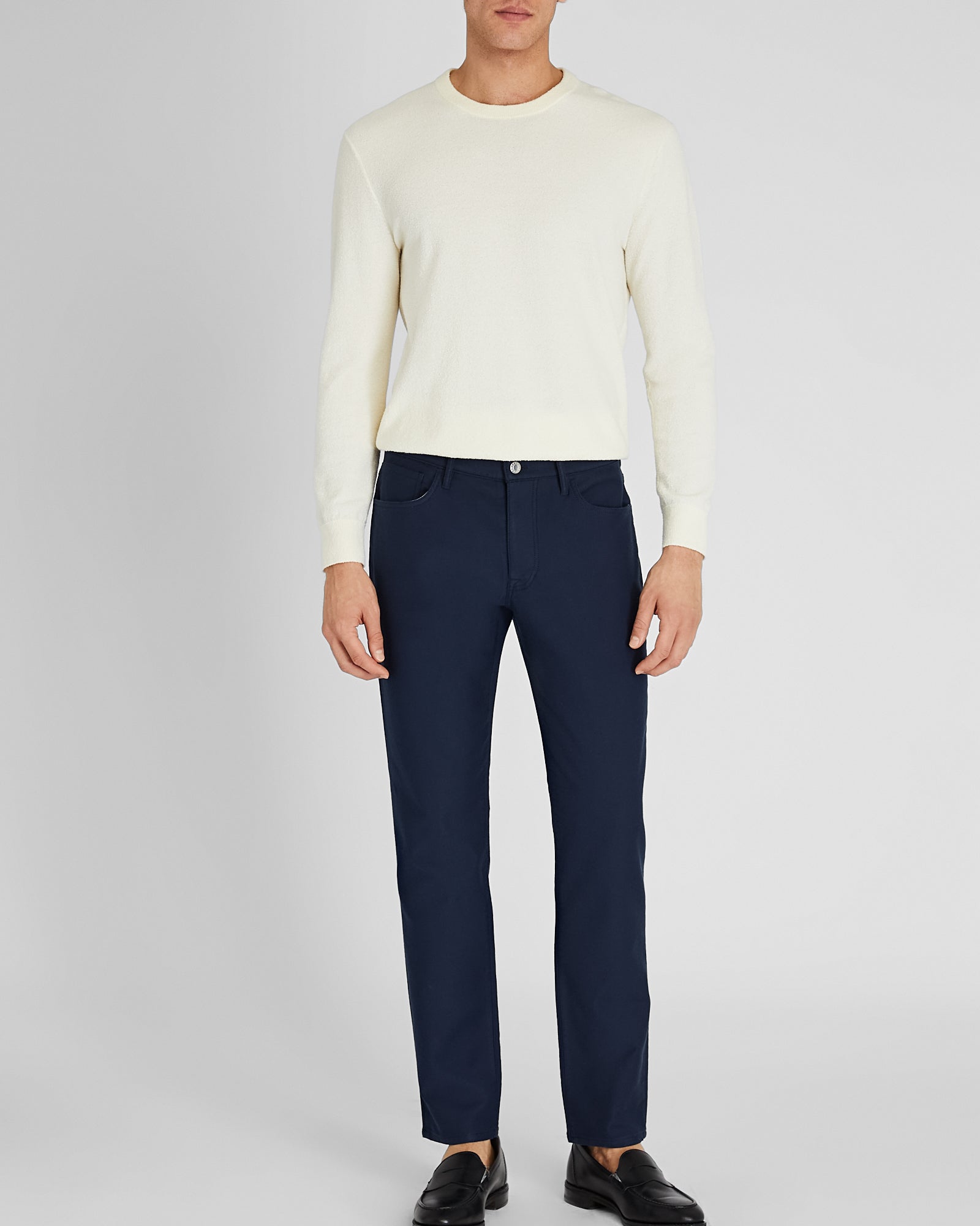 CLUB MONACO - Pantalon 5 poches Connor - Bleu