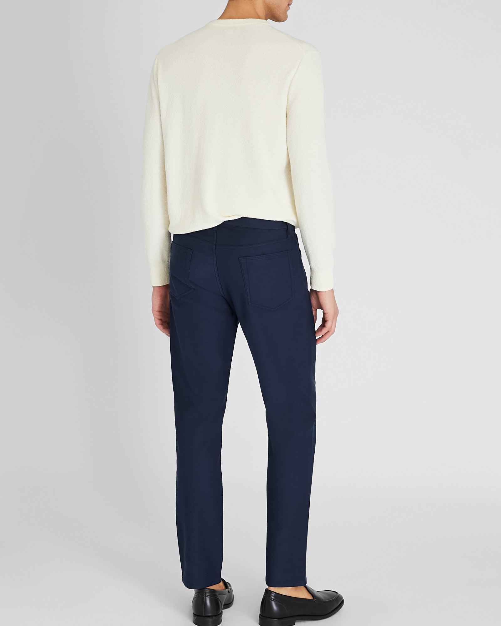 CLUB MONACO - Connor 5-Pocket Pant - Marine