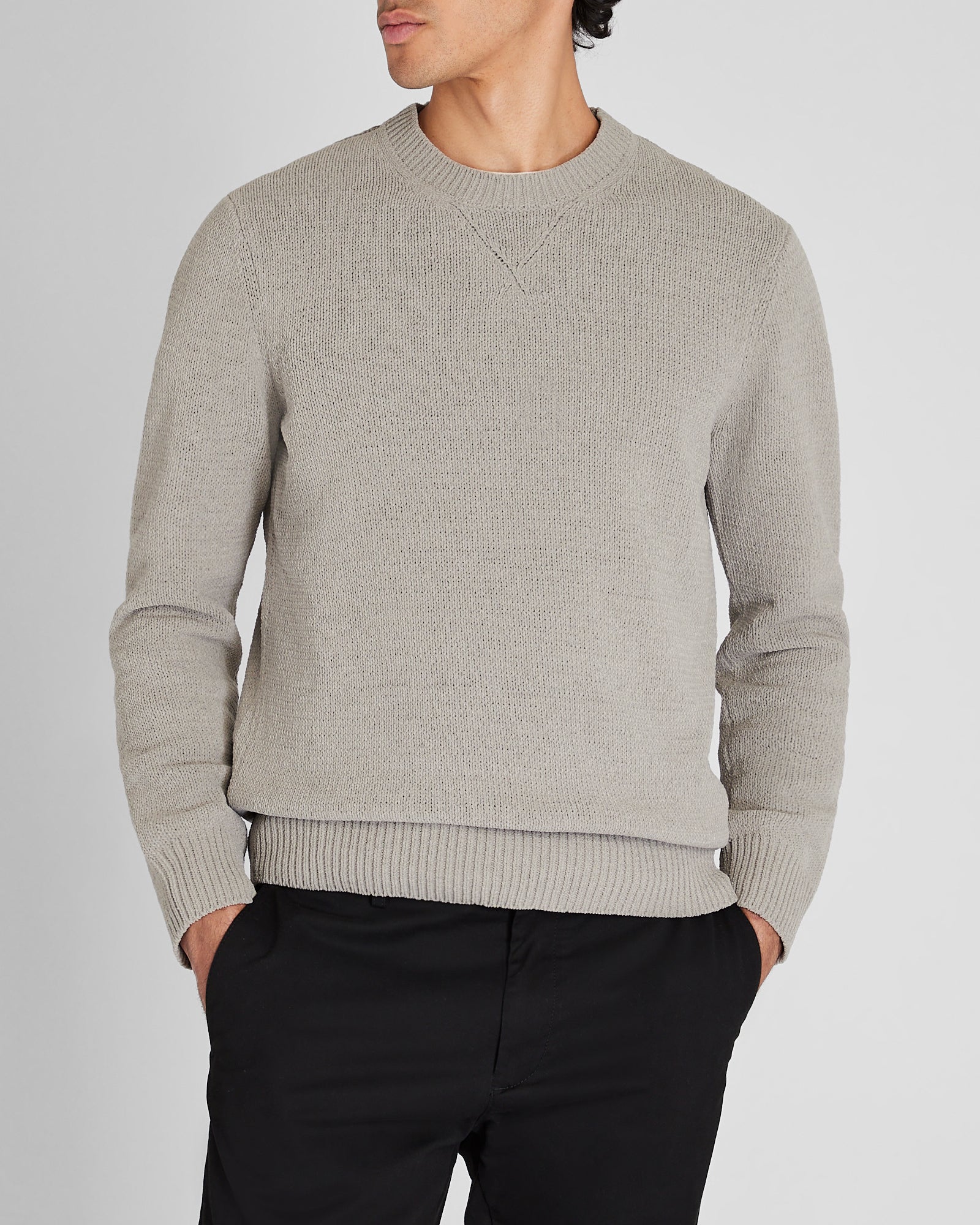 CLUB MONACO - Col ras du cou phare - Gris acier