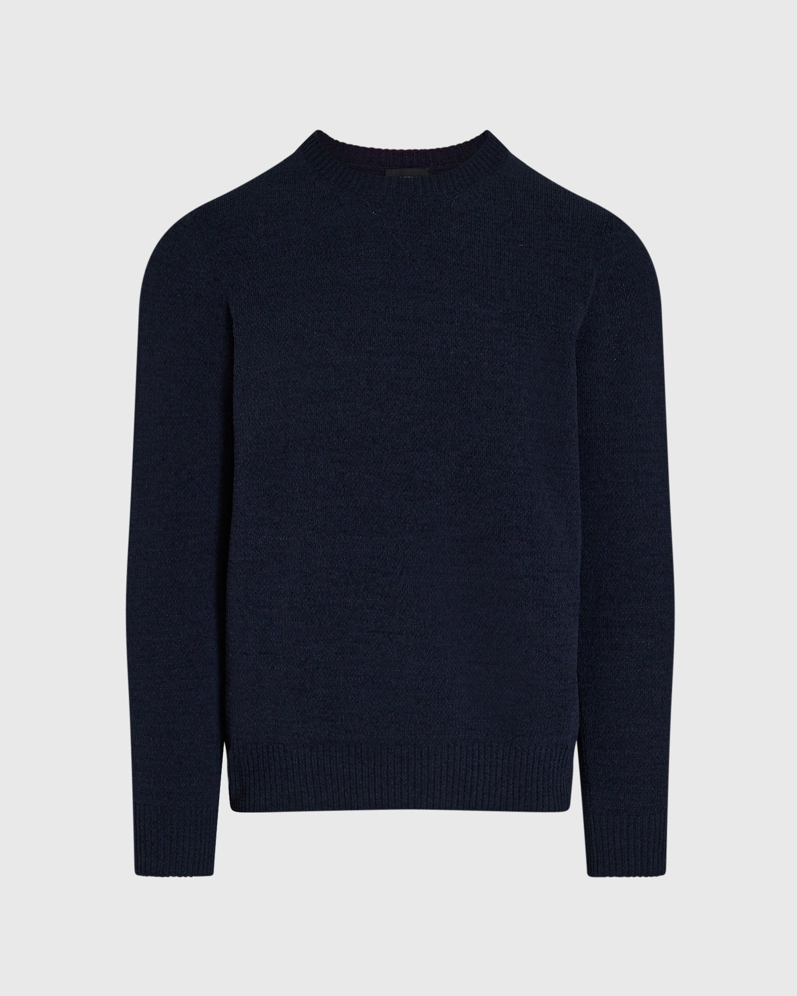 CLUB MONACO - Statement Chenille Crewneck Sweater - Navy
