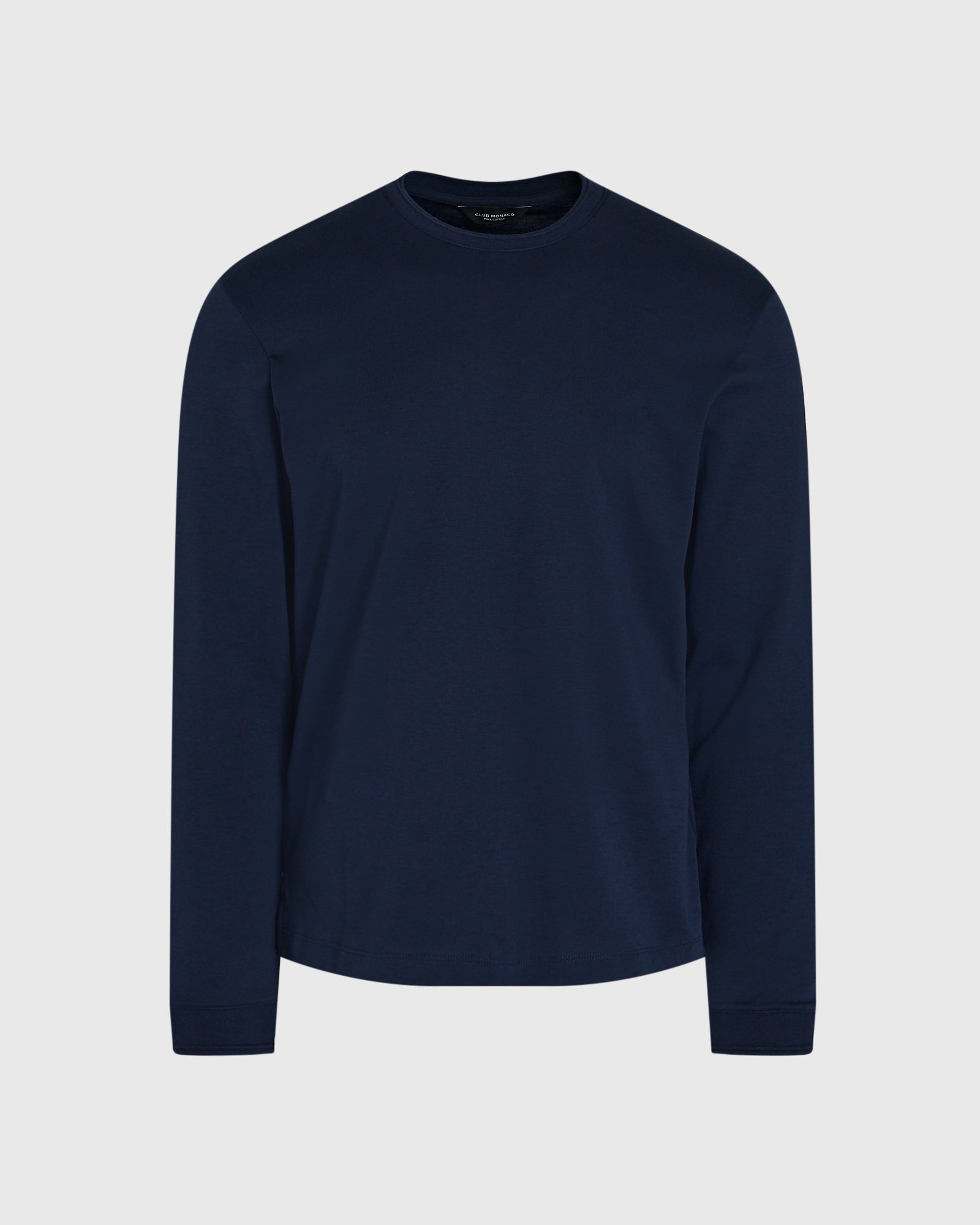 CLUB MONACO - Long-Sleeve Refined Tee - True Navy