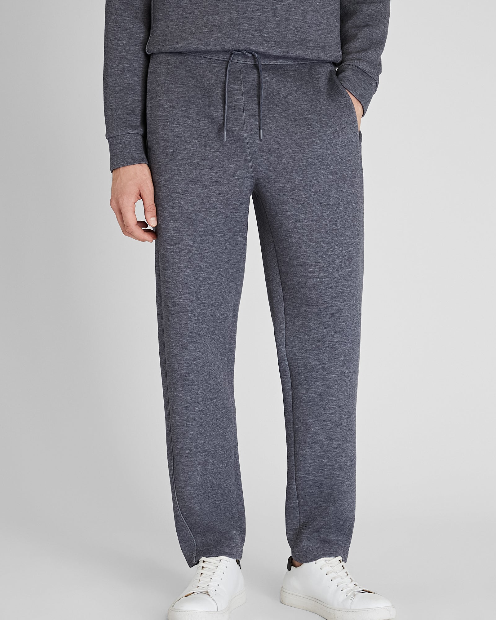 CLUB MONACO - Pantalon de détente de plongée - Mélange de gris foncé
