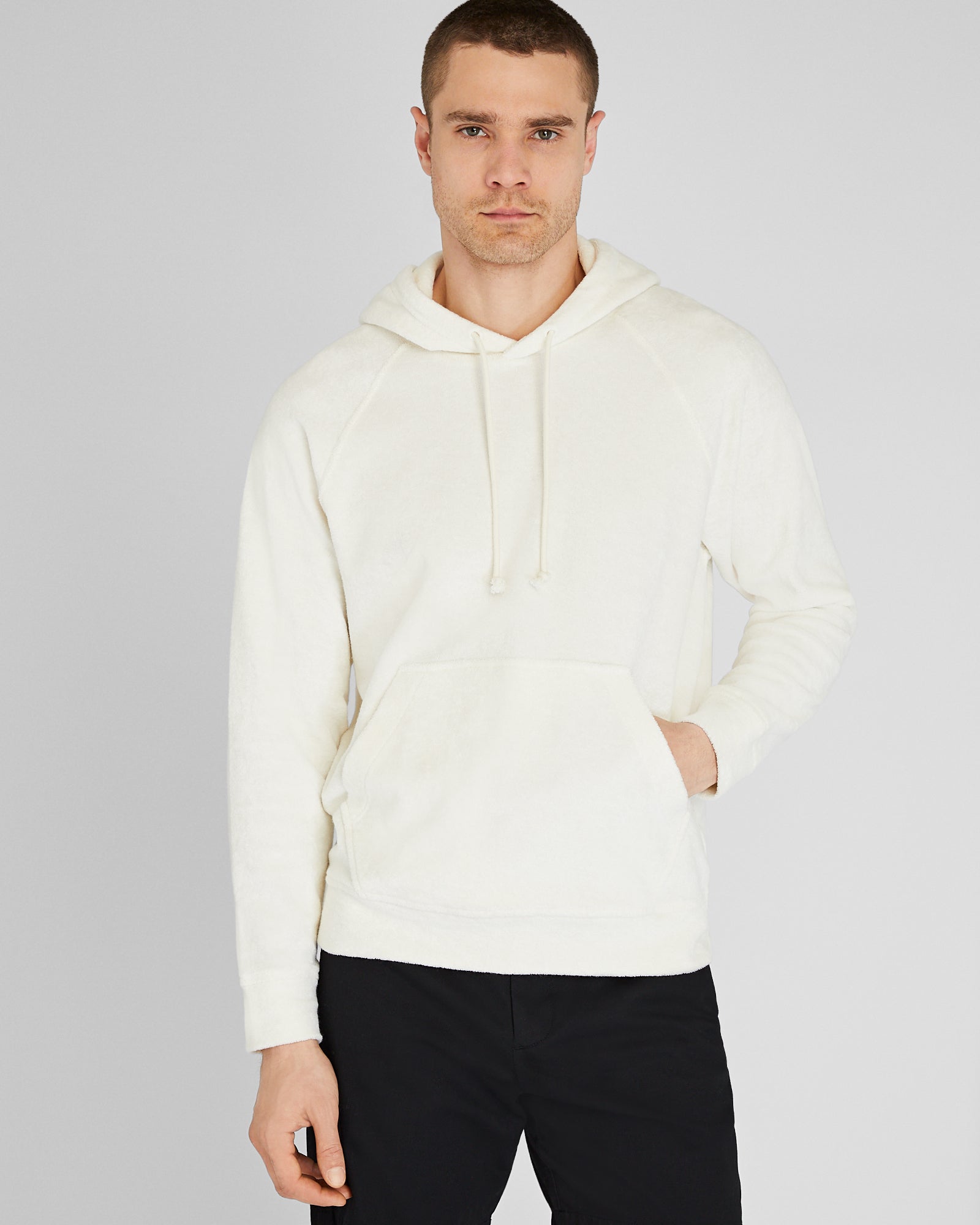 CLUB MONACO - Chandail léger - Blanc Cassé