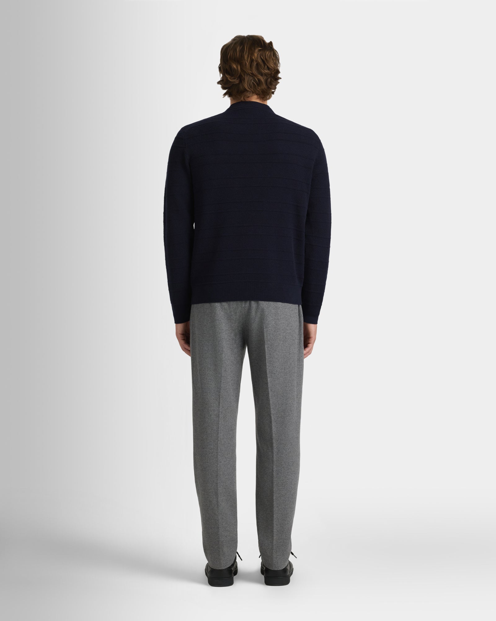 Club Monaco - Stitch Stripe Crew - True Navy