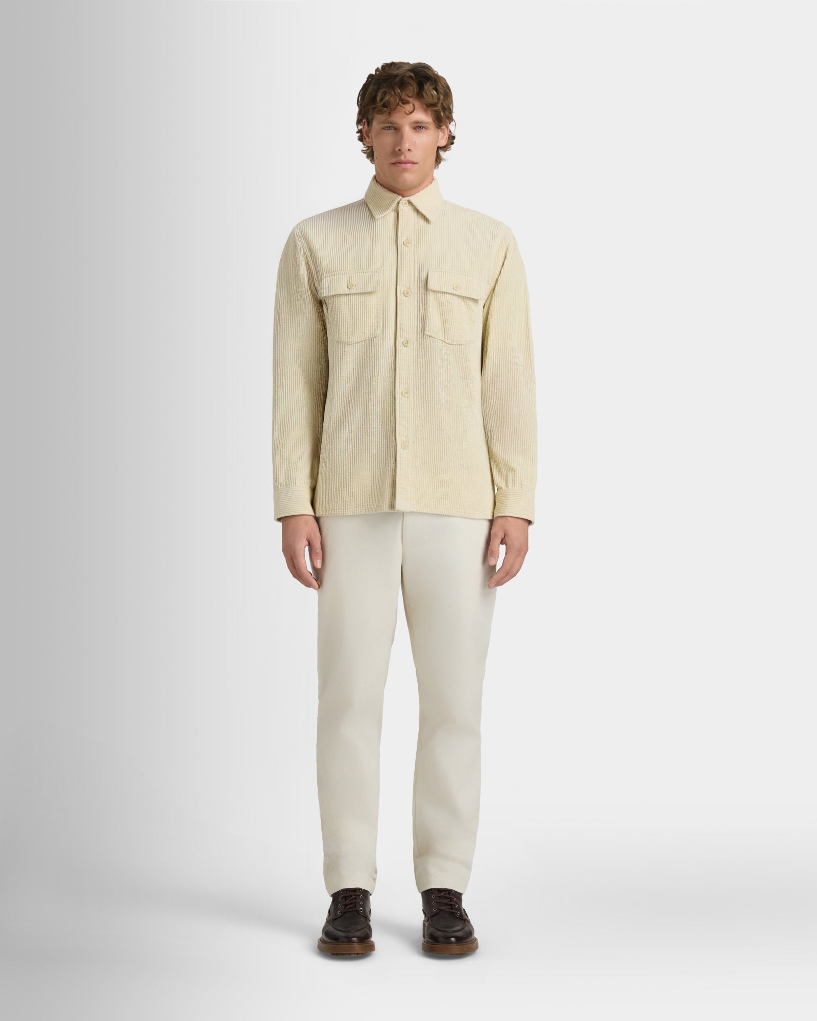 Club Monaco - Wide Wale Corduroy Shirt Jacket - Foundation