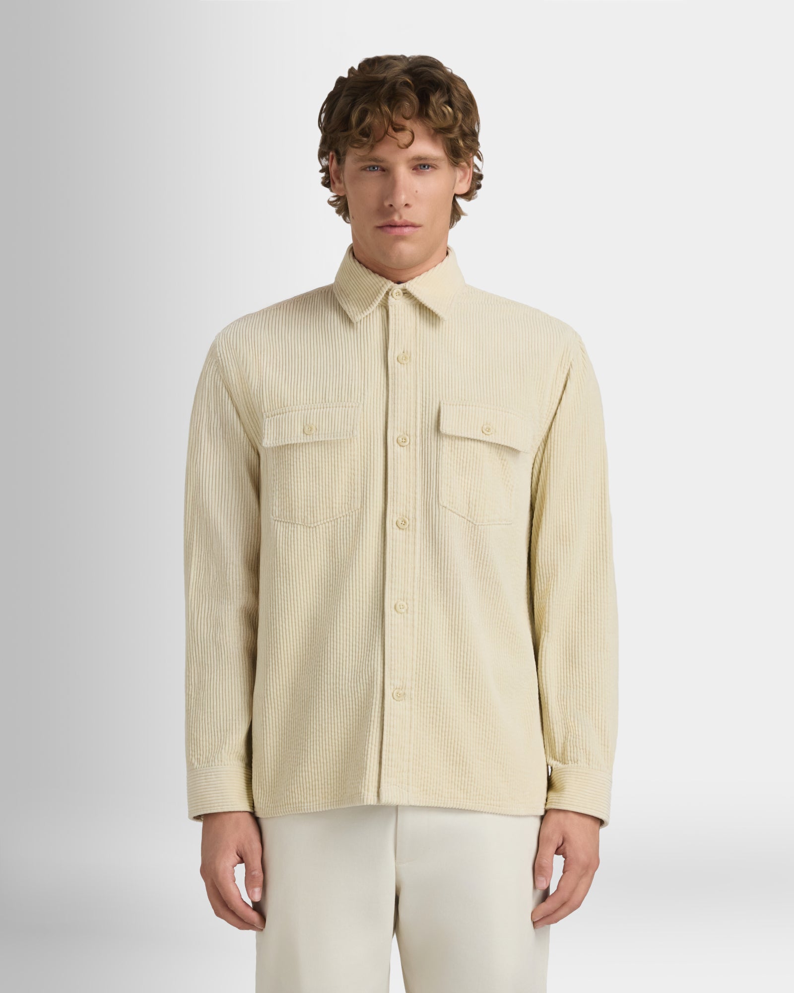 Club Monaco - Wide Wale Corduroy Shirt Jacket - Foundation