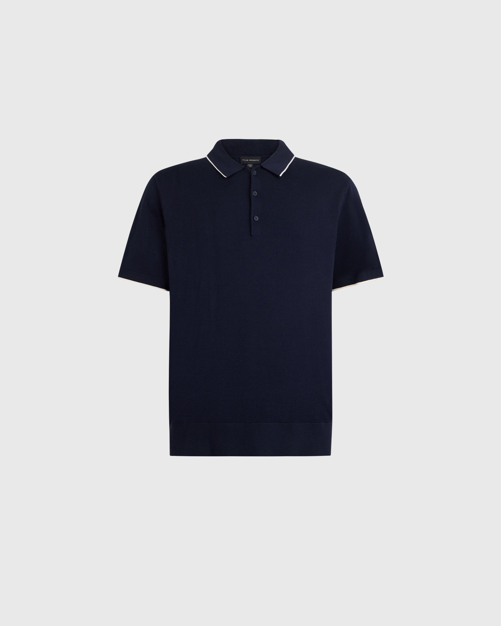 Club Monaco Corp, CA - Short-Sleeve Tech Polo - Navy
