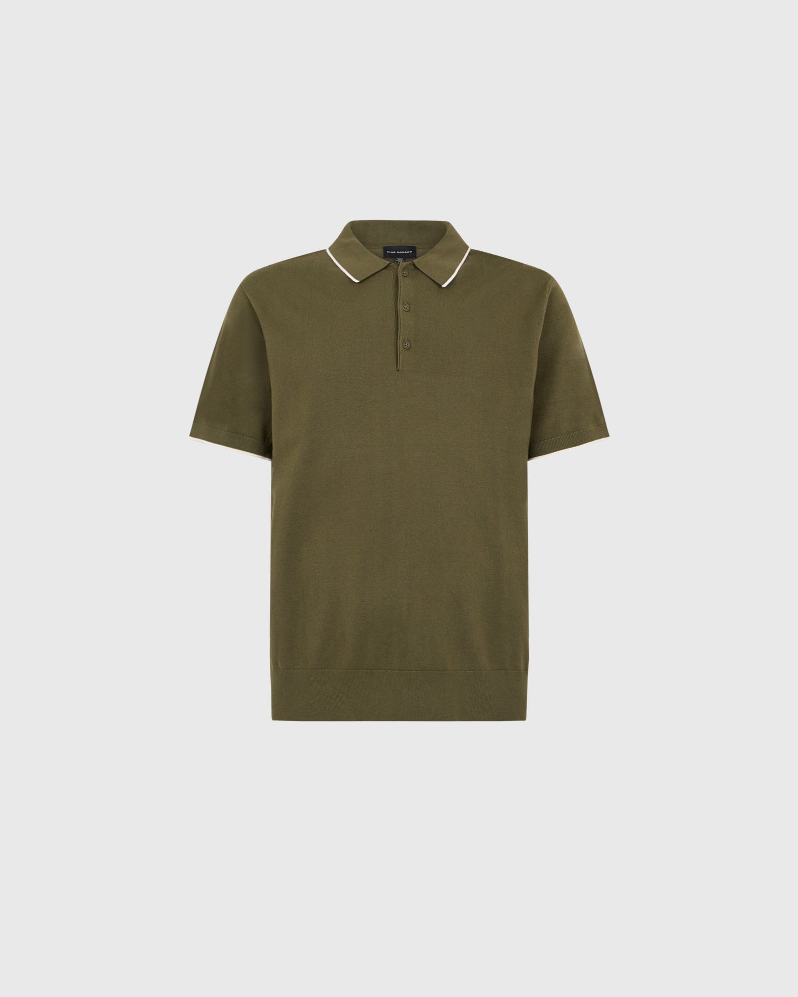 Club Monaco Corp, CA - Polo technique à manches courtes - Olive