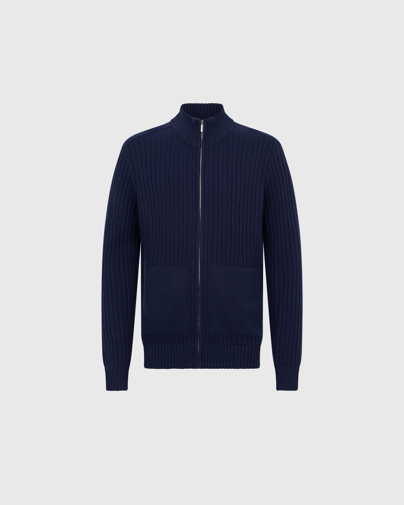 Club Monaco - Cardigan zippé à coutures - Marine