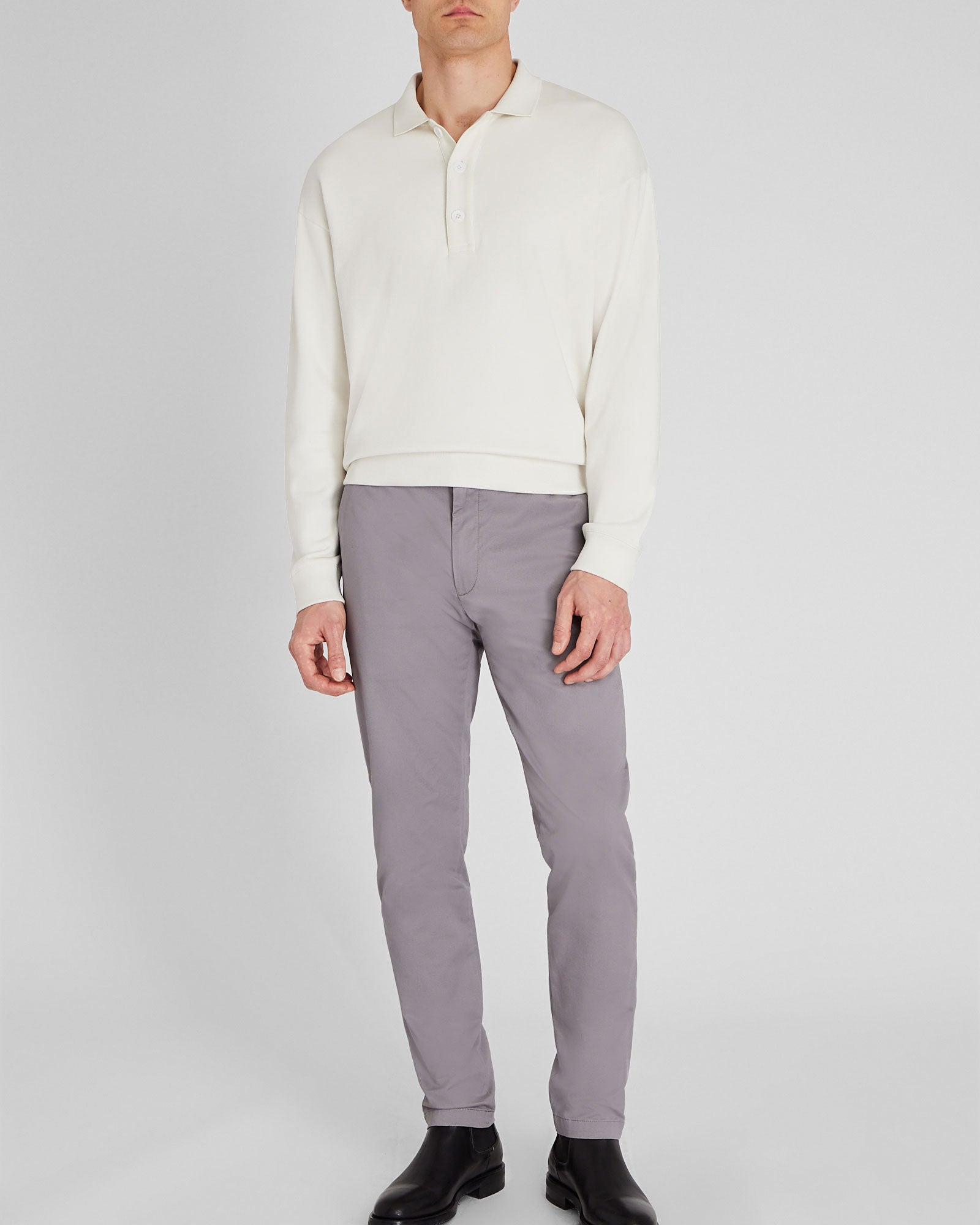 CLUB MONACO - Chino Connor - Gris Clair